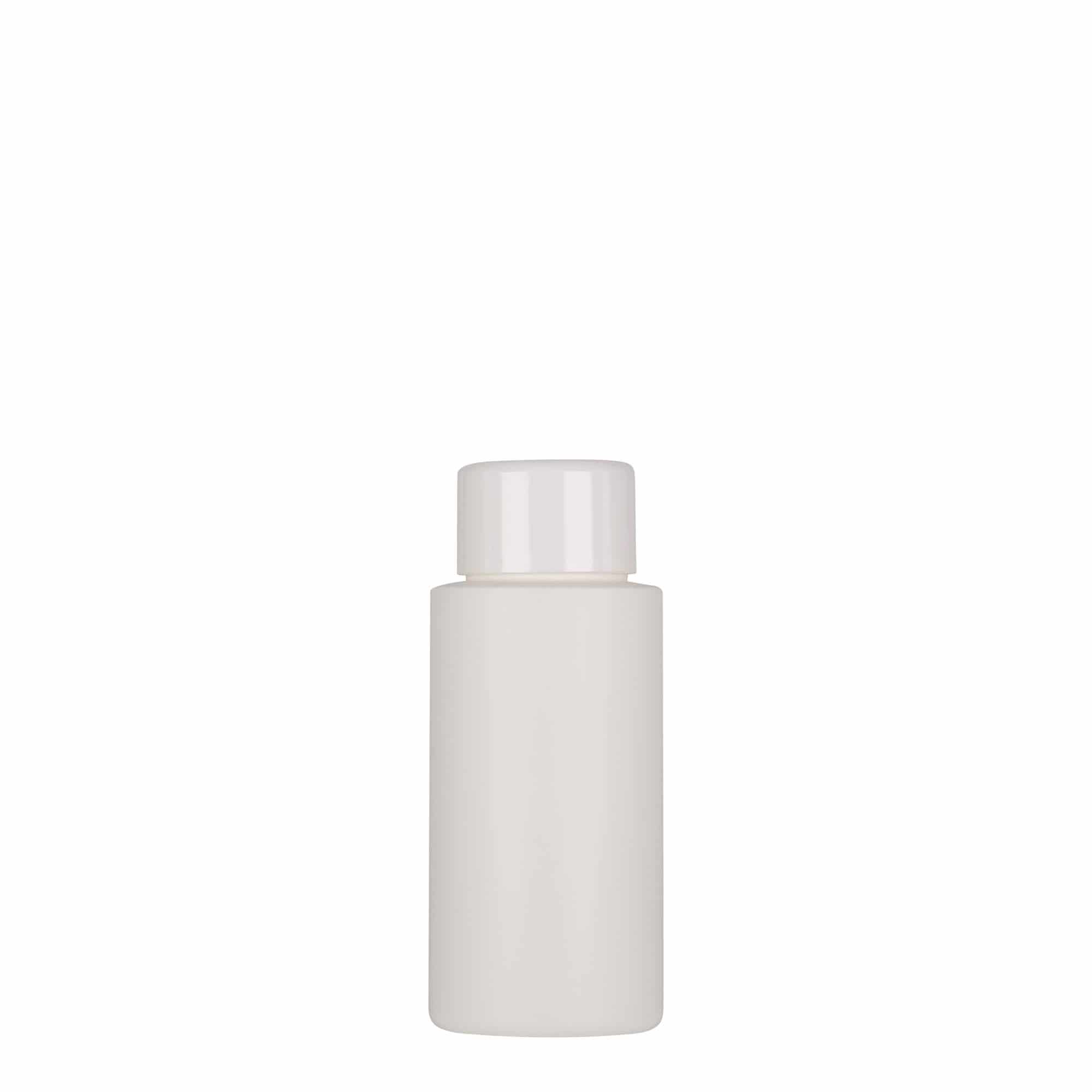 Πλαστικό μπουκάλι 'Pipe' 50 ml, HDPE, λευκό, στόμιο: 24/410