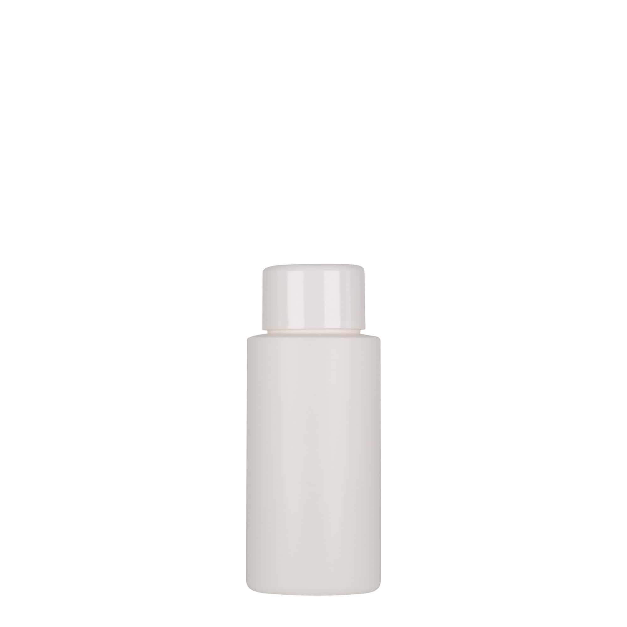 50 ml πλαστικό μπουκάλι 'Pipe', HDPE, λευκό, στόμιο: 24/410