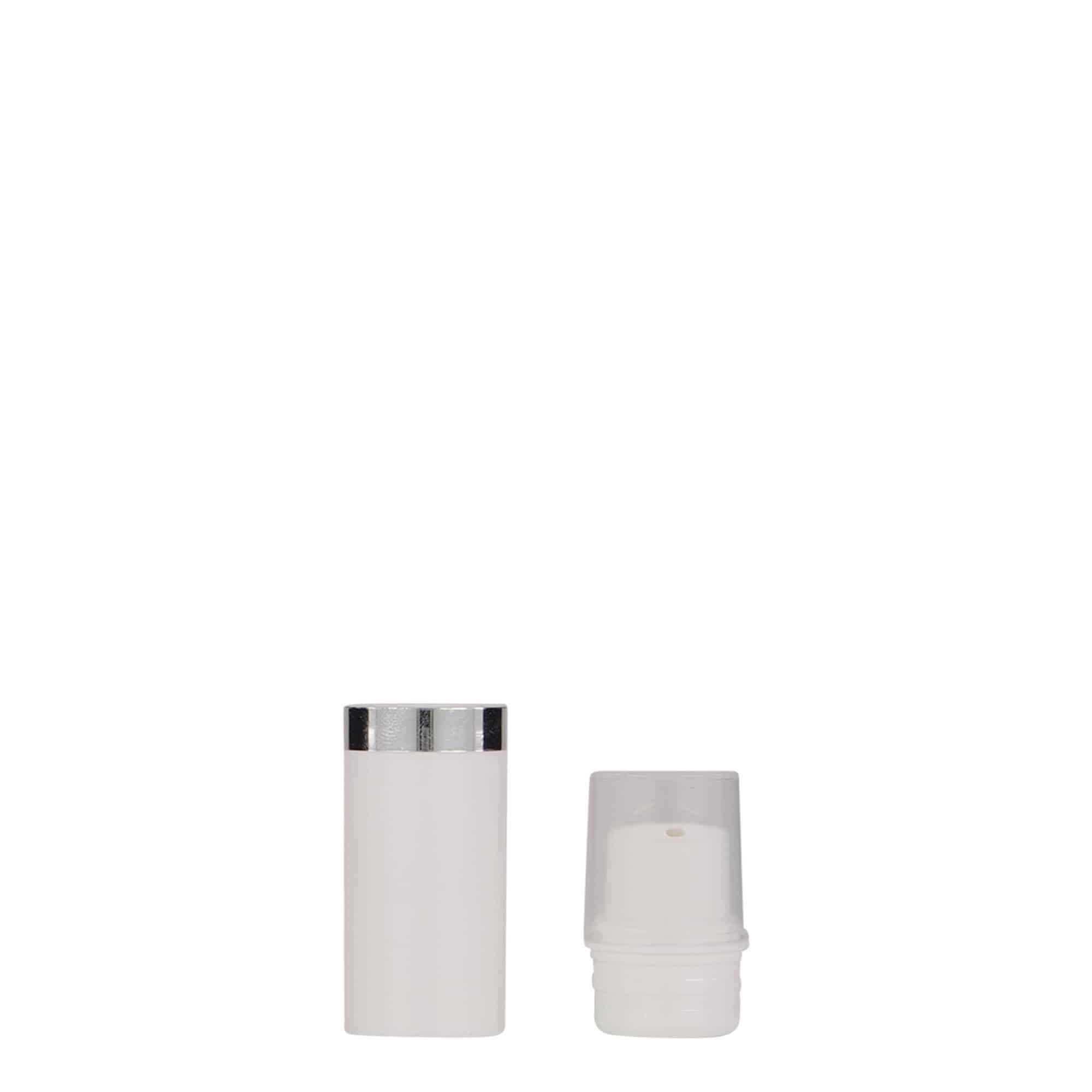 5 ml Airless Διανομέας 'Nano', πλαστικό PP, λευκό