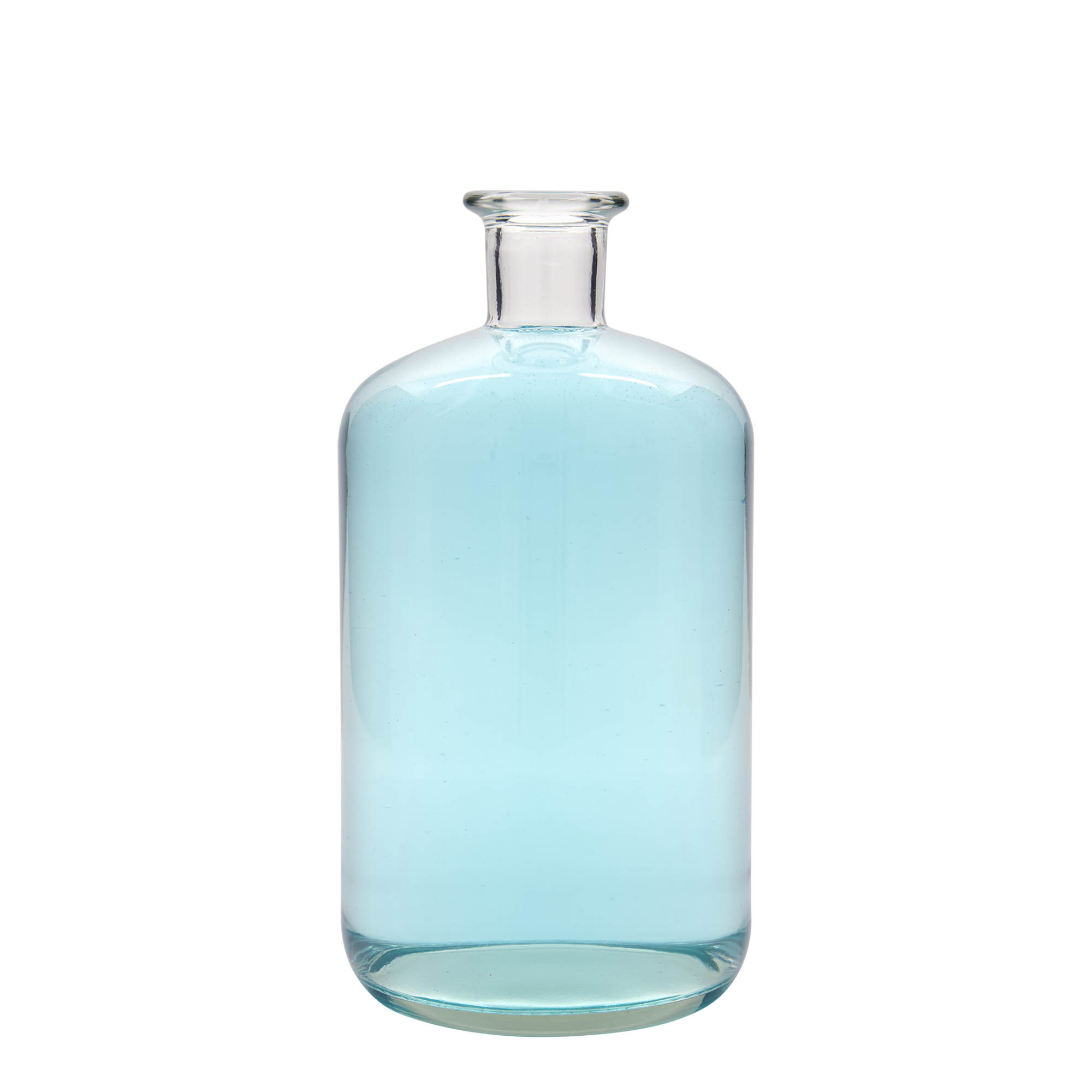 1.500 ml γυάλινο μπουκάλι φαρμακοποιού, στόμιο: φελλός 1.500 ml γυάλινο μπουκάλι φαρμακοποιού, στόμιο: φελλός