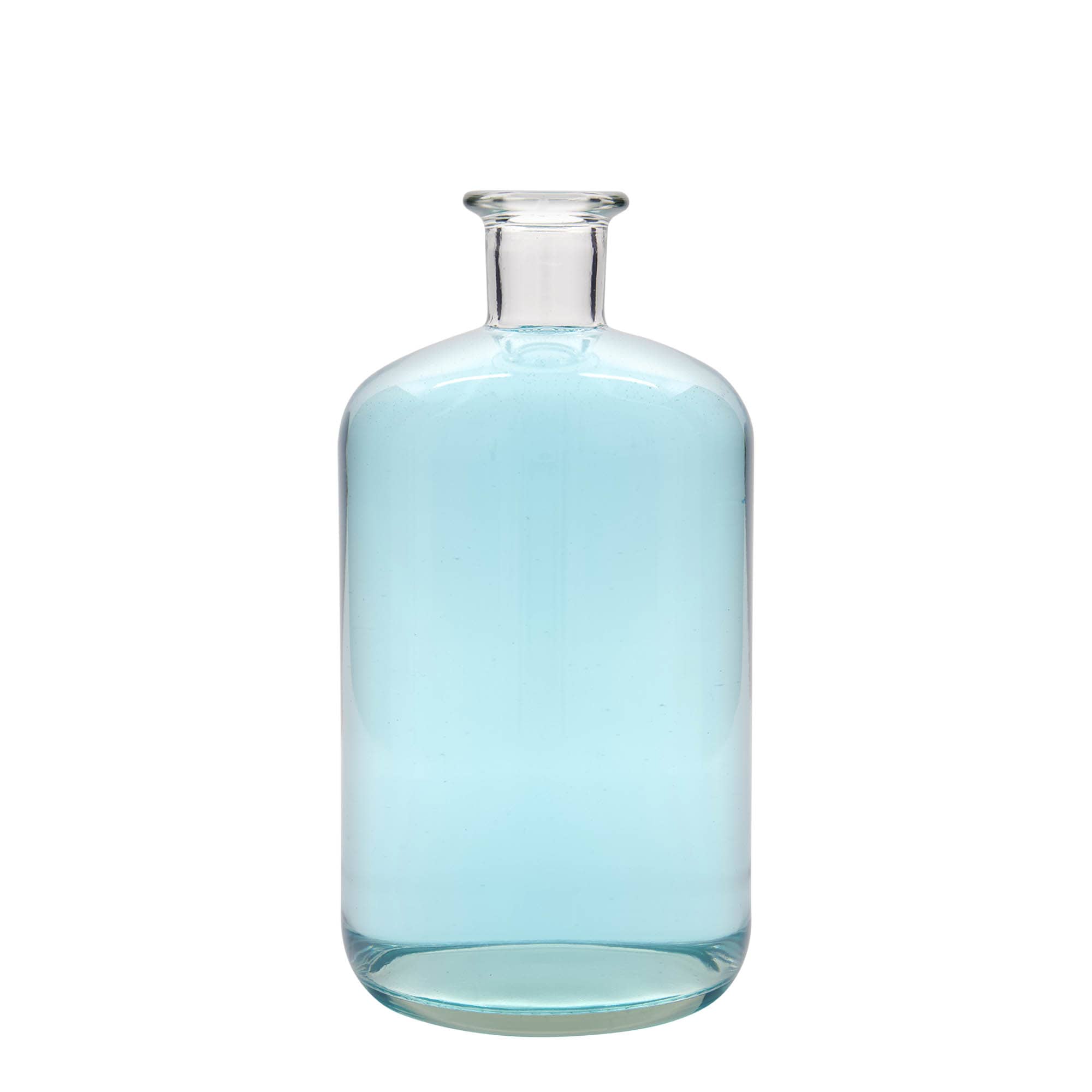 1.500 ml γυάλινο μπουκάλι φαρμακοποιού, στόμιο: φελλός