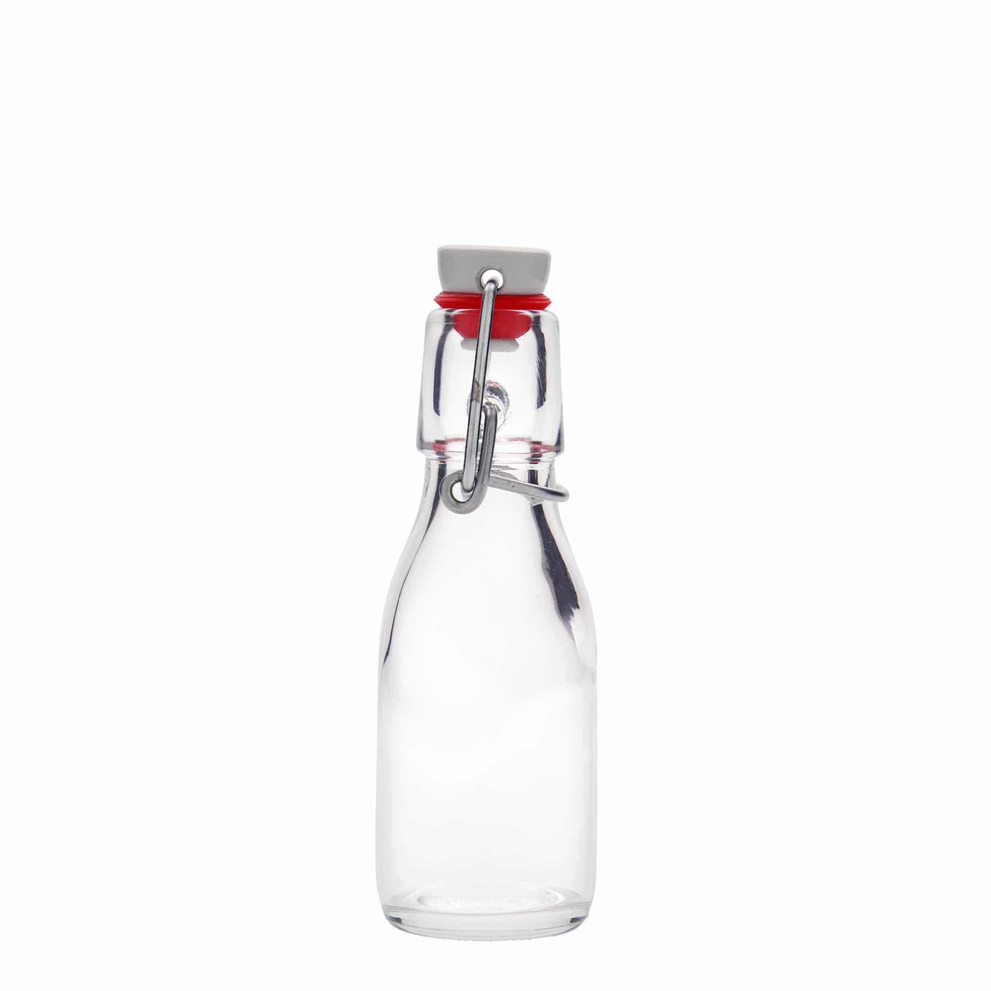 100 ml γυάλινο μπουκάλι 'Paul', στόμιο: κλιπ κλεισίματος
