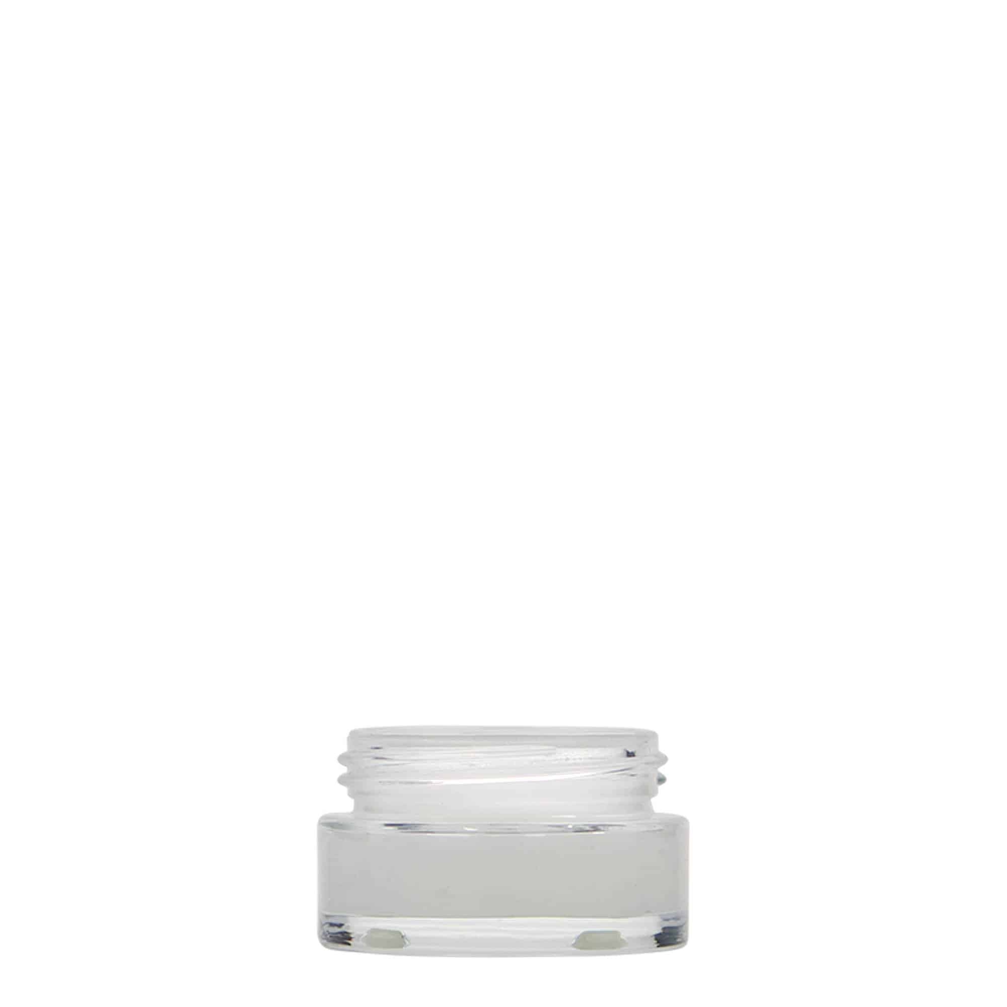 Βάζο για καλλυντικά 'Clear Edition' 15 ml, γυάλινο, στόμιο: βιδωτό πώμα