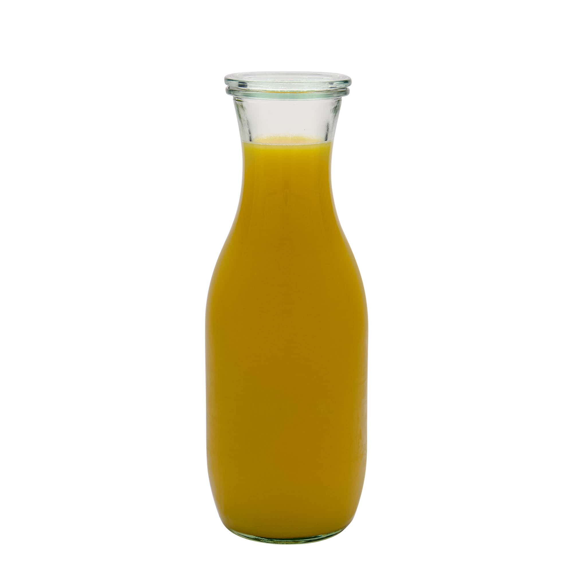 1.000 ml φιάλη χυμού WECK #, στόμιο: στρογγυλή άκρη