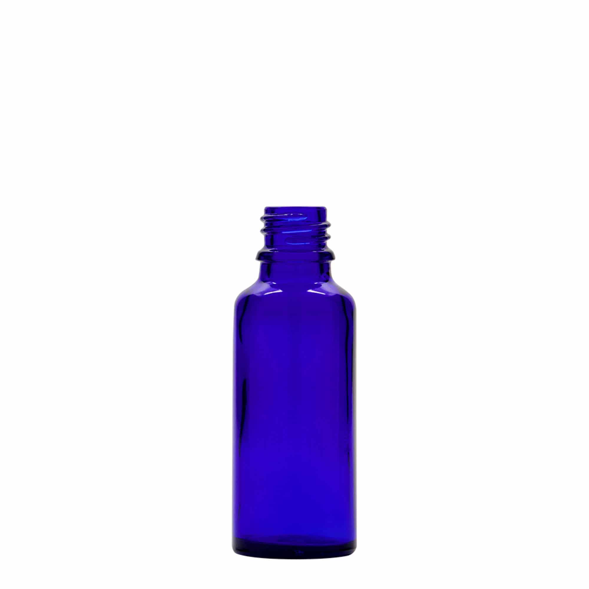 30 ml φιαλίδιο με πιπέτα, ιατρικό, γυάλινο, βασιλικό μπλε-κόκκινο, στόμιο: DIN 18 30 ml φιαλίδιο με πιπέτα, ιατρικό, γυάλινο, βασιλικό μπλε-κόκκινο, στόμιο: DIN 18