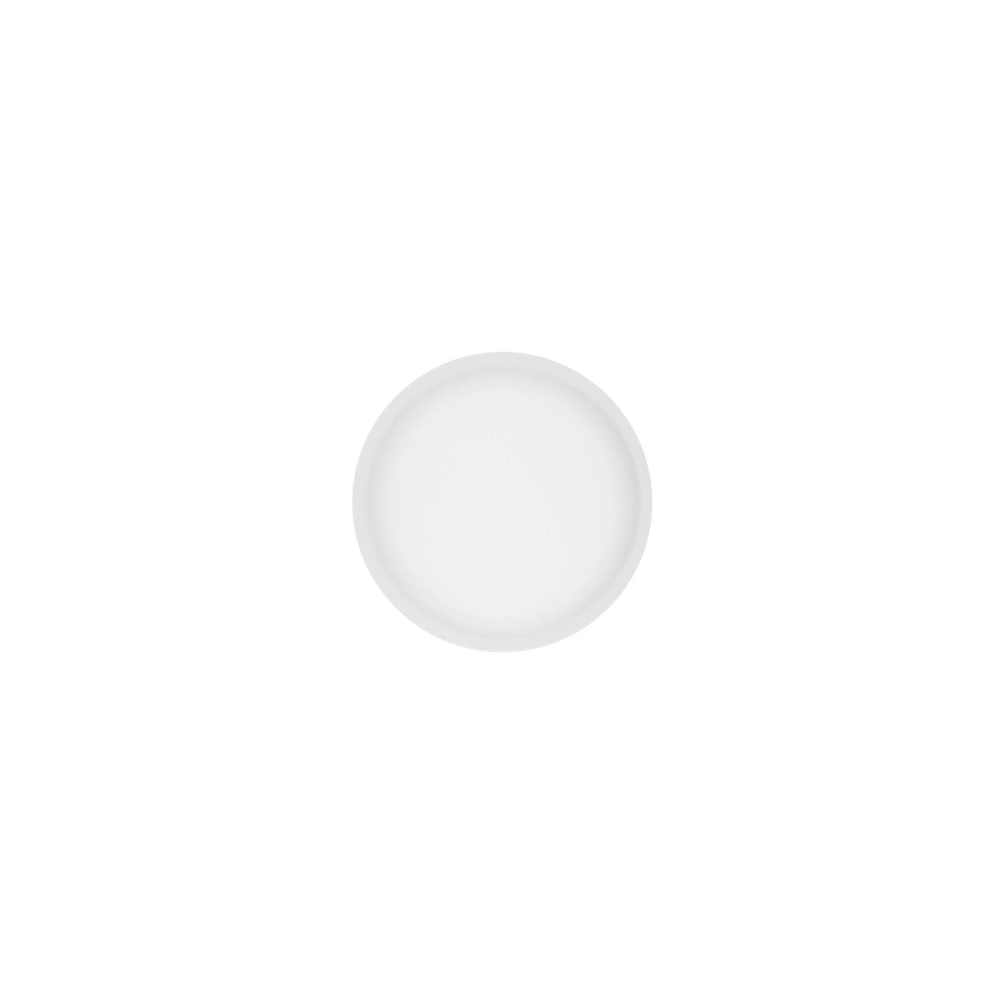Βιδωτό καπάκι 'Clear/Platin Edition', πλαστικό PP, λευκό, για στόμιο: 45/2P
