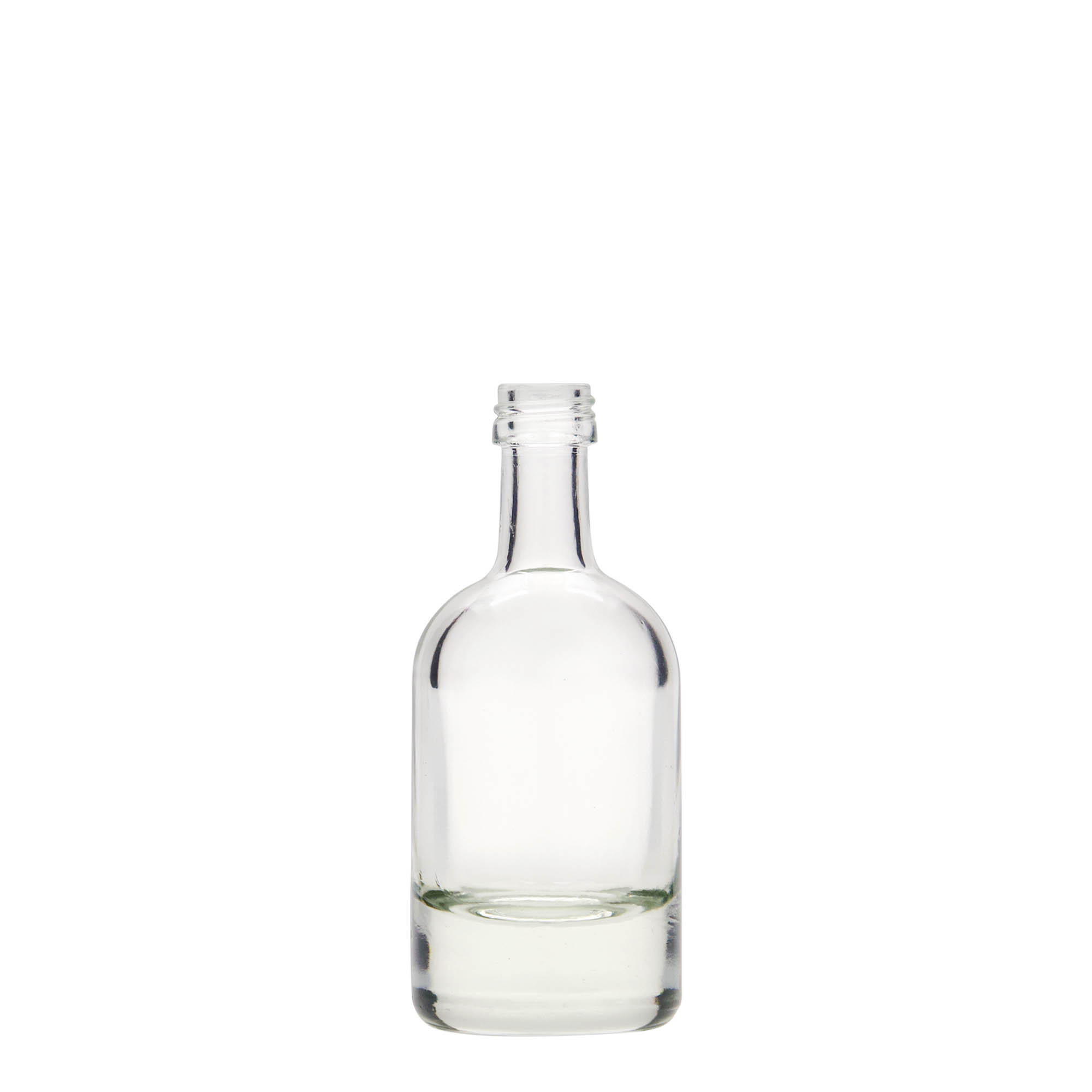 50 ml γυάλινο μπουκάλι 'Linea Uno', στόμιο: PP 18 50 ml γυάλινο μπουκάλι 'Linea Uno', στόμιο: PP 18