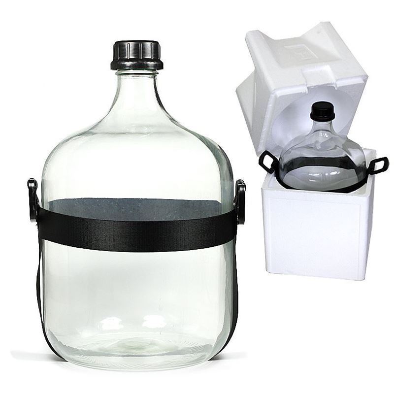 Νταμιτζάνα 25 l High End, γυάλινη, στόμιο: βιδωτό πώμα