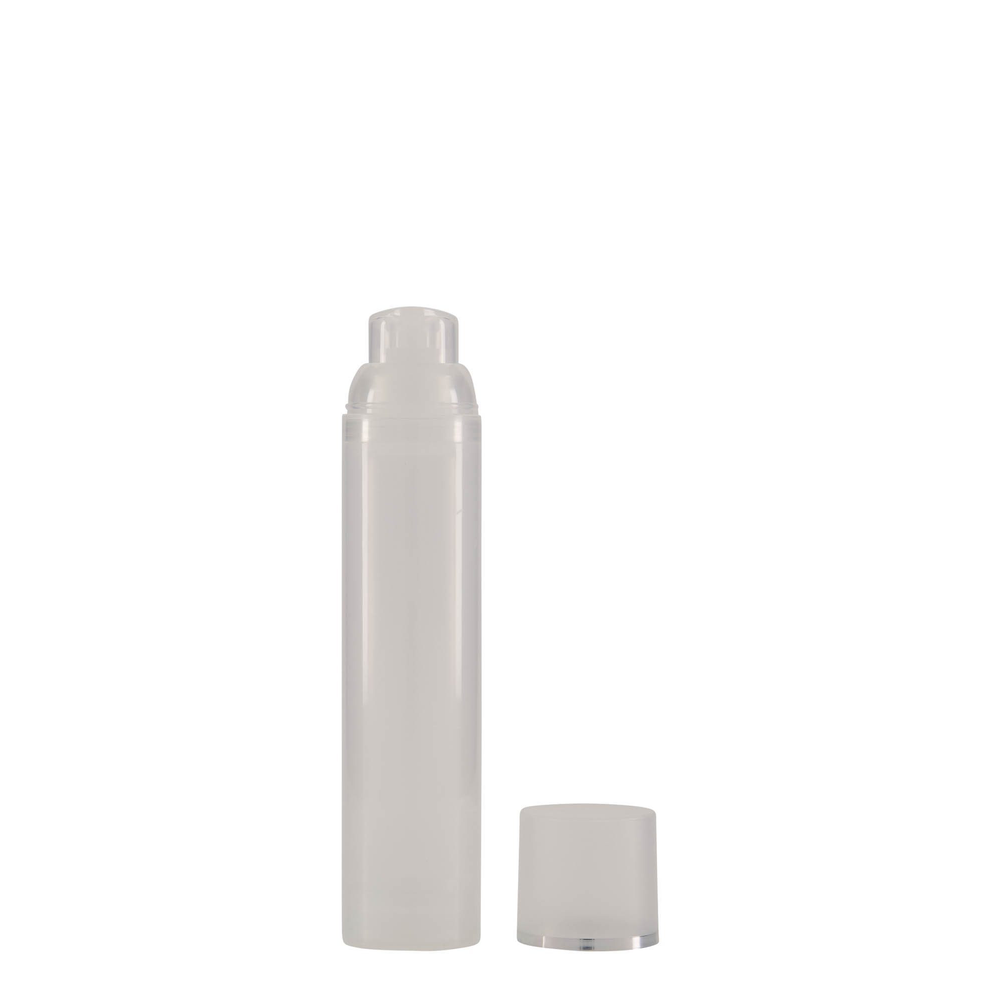 100 ml Airless διανομέας 'Mezzo', πλαστικό PP, φυσικό 100 ml Airless διανομέας 'Mezzo', πλαστικό PP, φυσικό