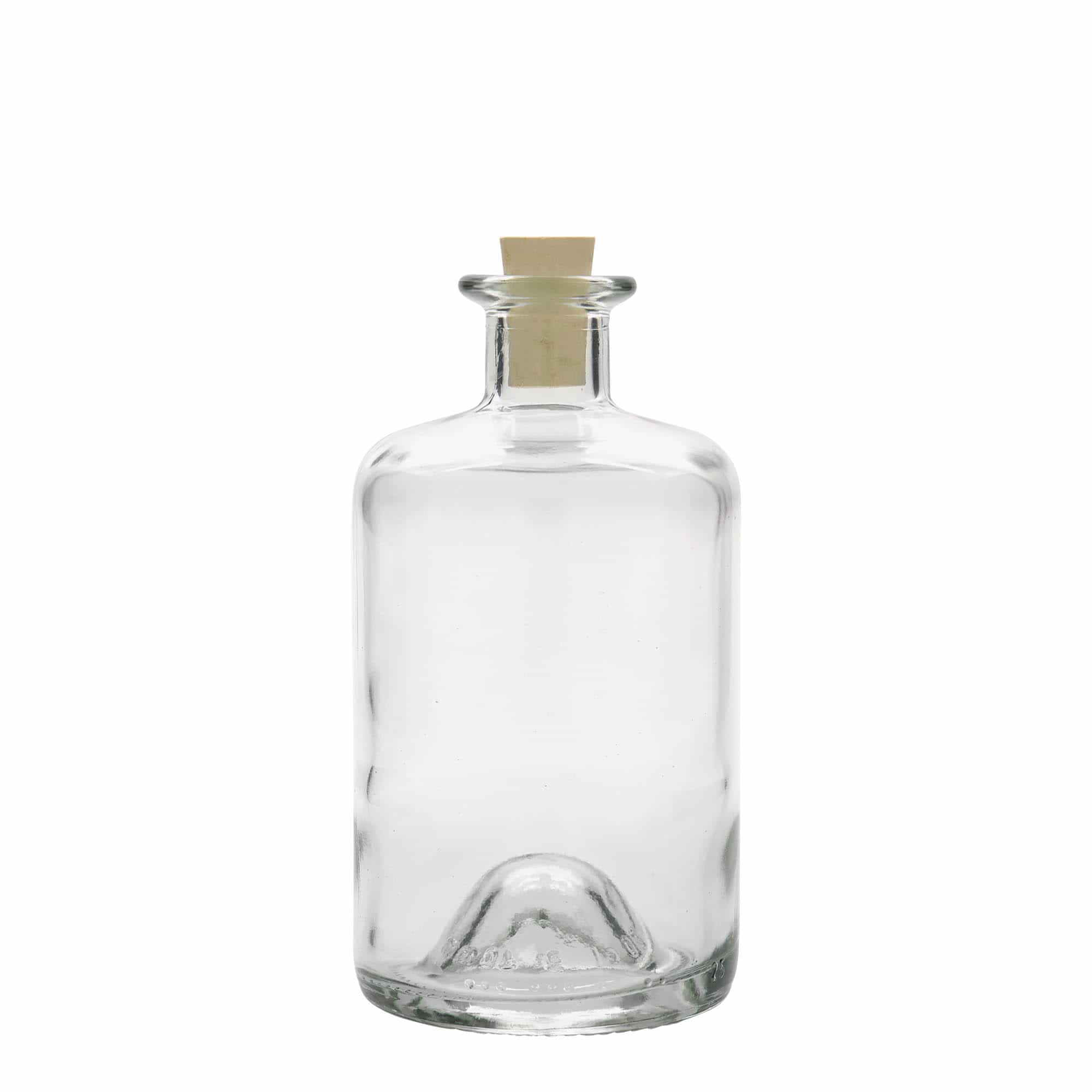 500 ml γυάλινο μπουκάλι φαρμακοποιού, στόμιο: φελλός 500 ml γυάλινο μπουκάλι φαρμακοποιού, στόμιο: φελλός