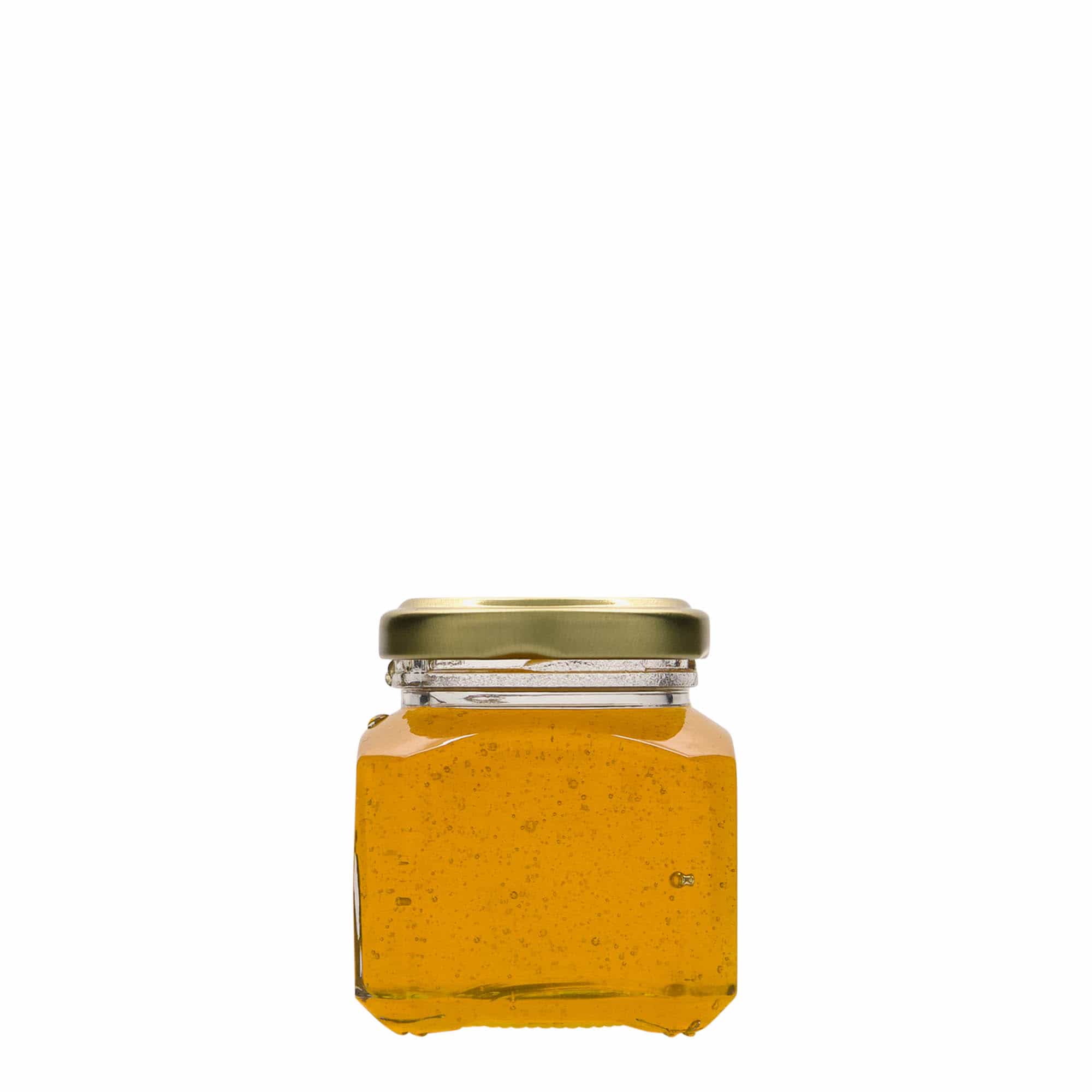 106 ml τετράγωνο γυάλινο βάζο 'Μιλάνο', στόμιο: Twist-Off (TO 48)