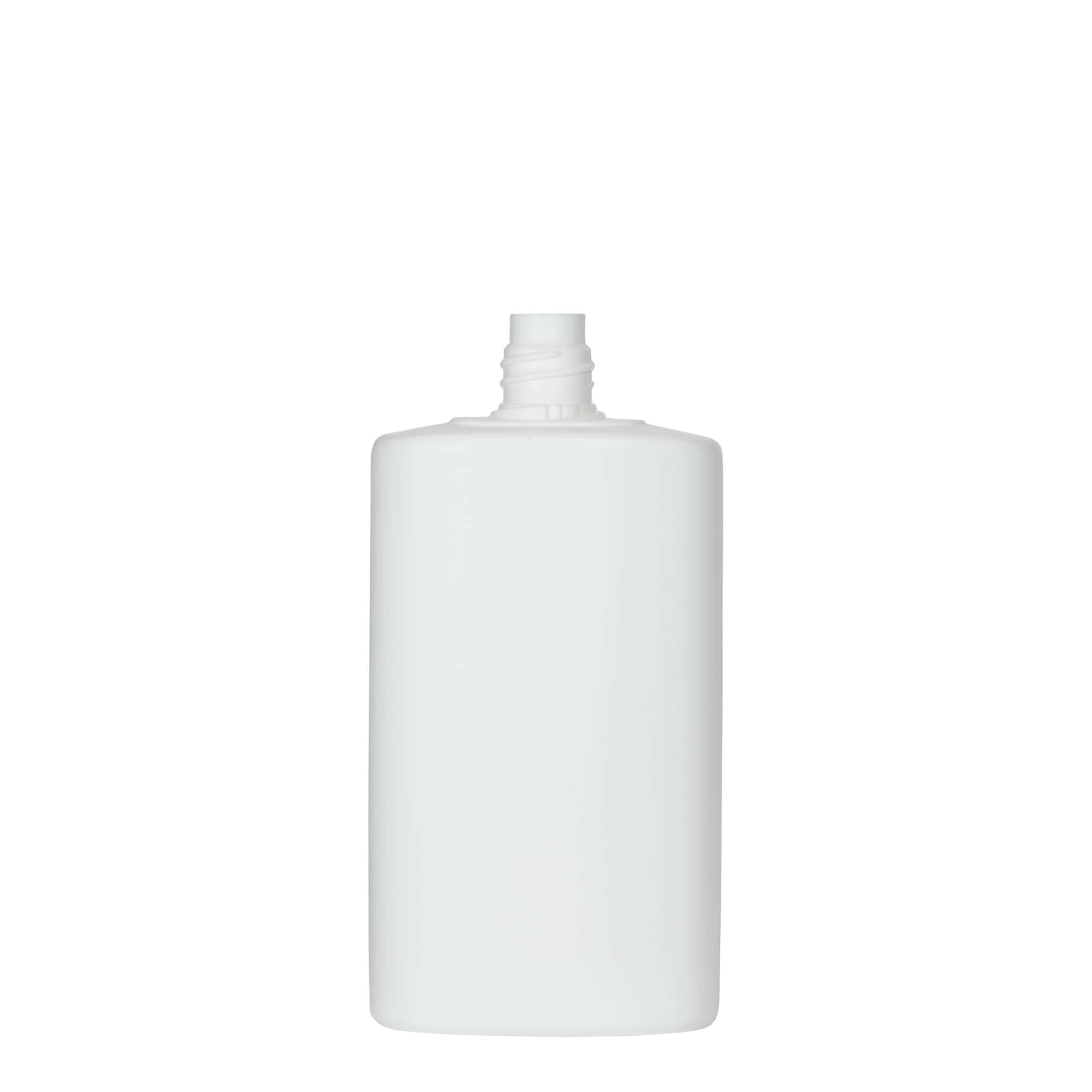 Πλαστικό μπουκάλι 'Indy' 250 ml, οβάλ, HDPE, λευκό, στόμιο: βιδωτό πώμα