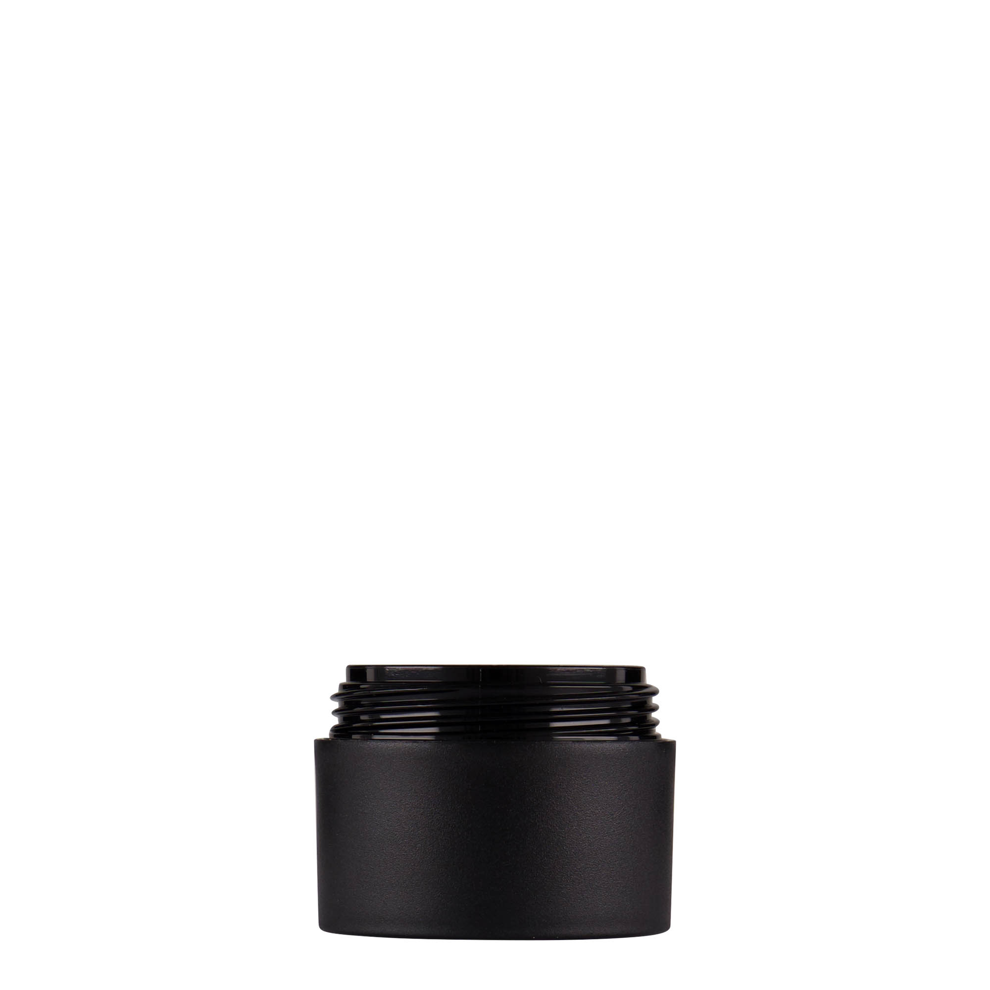 15 ml πλαστικό δοχείο 'Antonella', PP, μαύρο, στόμιο: βιδωτό καπάκι 15 ml πλαστικό δοχείο 'Antonella', PP, μαύρο, στόμιο: βιδωτό καπάκι