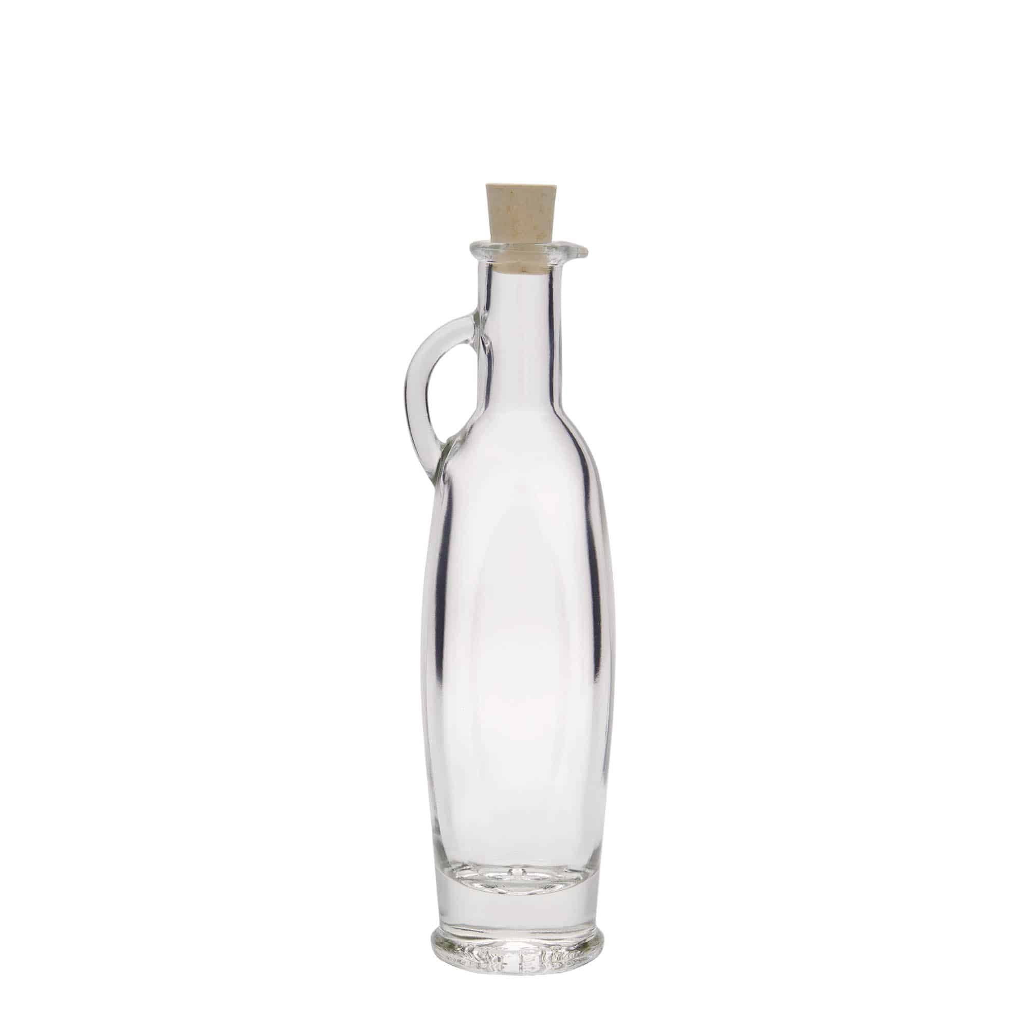 Γυάλινο μπουκάλι 'Eleganta' 100 ml, οβάλ, στόμιο: φελλός