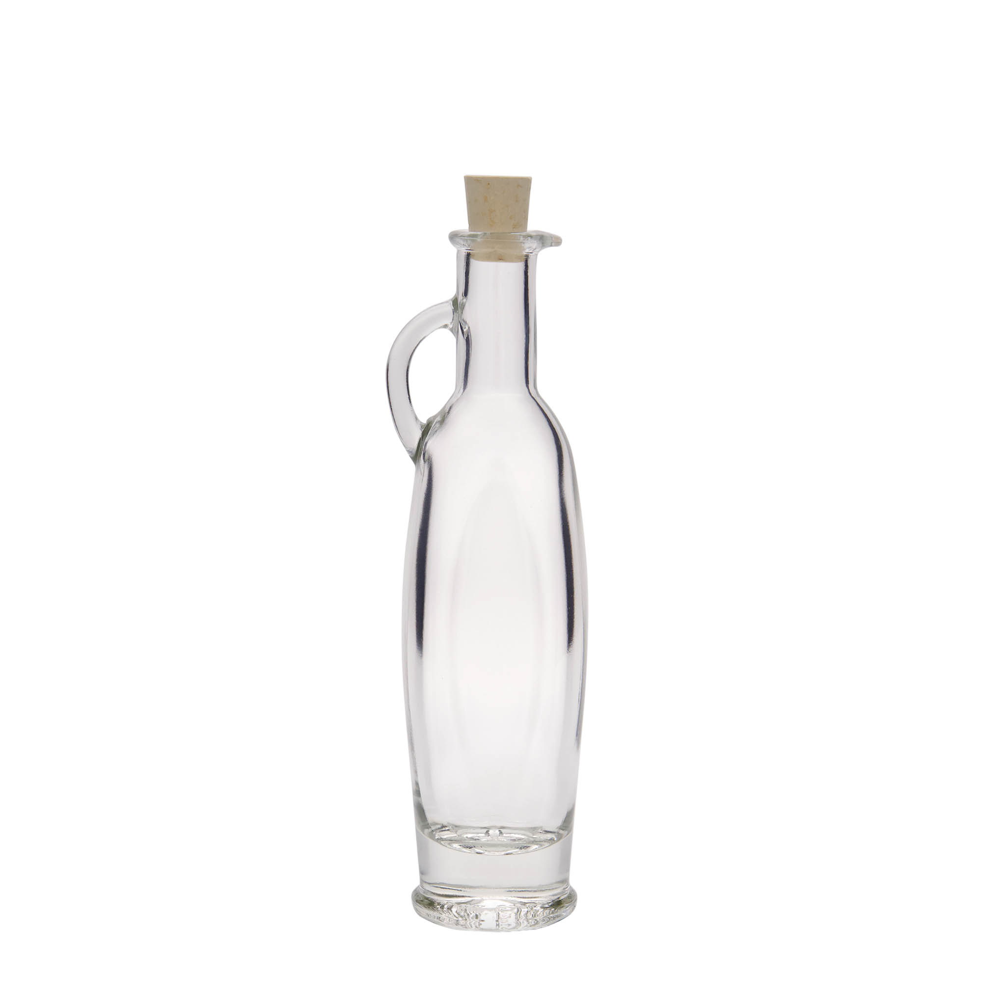100 ml γυάλινο μπουκάλι 'Eleganta', οβάλ, στόμιο: φελλός