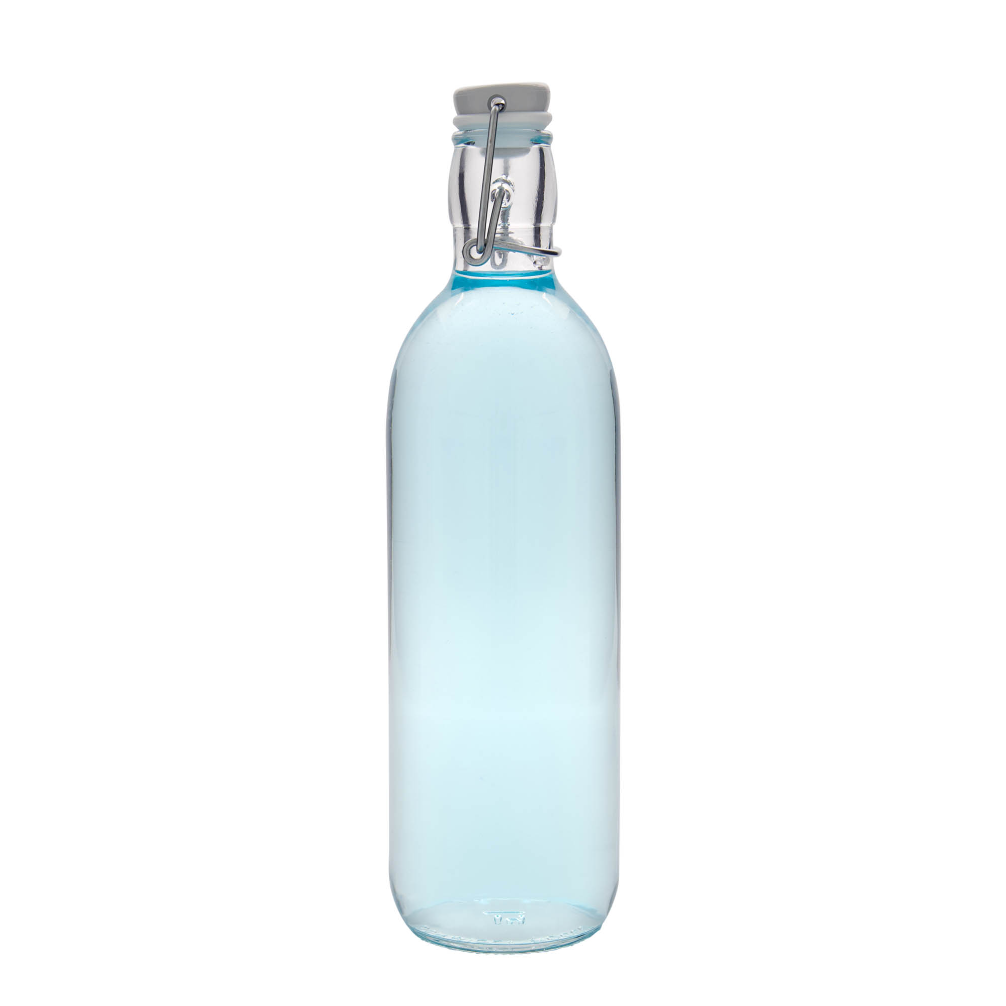 1.000 ml γυάλινο μπουκάλι 'Emilia', στόμιο: κλείσιμο με σφιγκτήρα 1.000 ml γυάλινο μπουκάλι 'Emilia', στόμιο: κλείσιμο με σφιγκτήρα