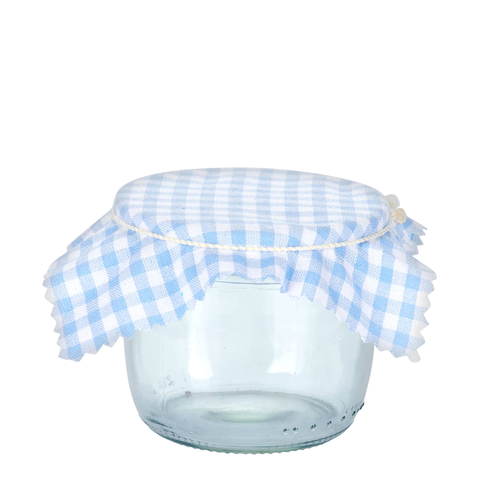 Καρώ υφασμάτινο σουπλά 12x12, τετράγωνο, υφασμάτινο, ανοιχτό μπλε, στόμιο: TO38-TO53