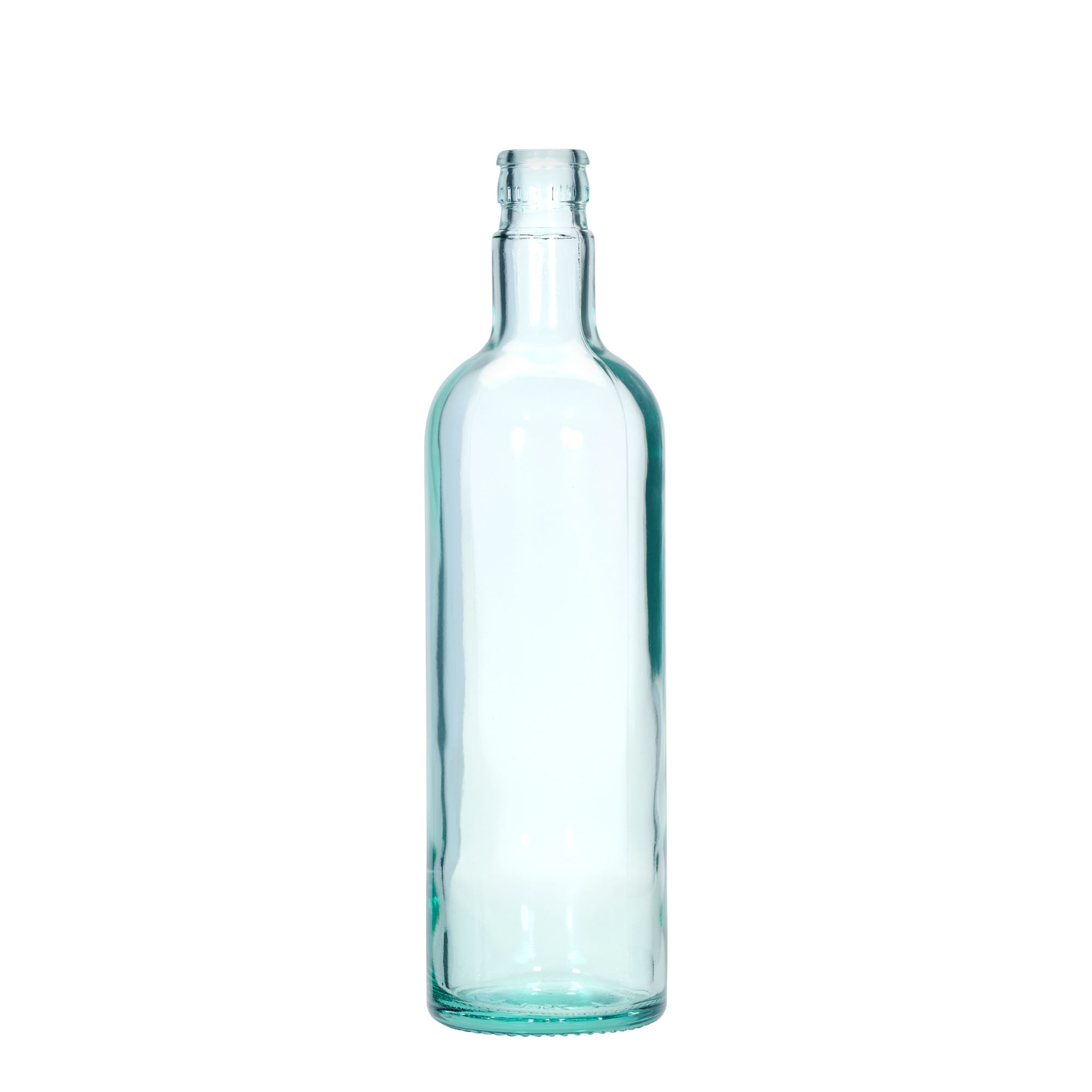 750 ml μπουκάλι ξυδιού/λαδιού 'Willy New', γυαλί, ανοιχτό πράσινο, στόμιο: DOP