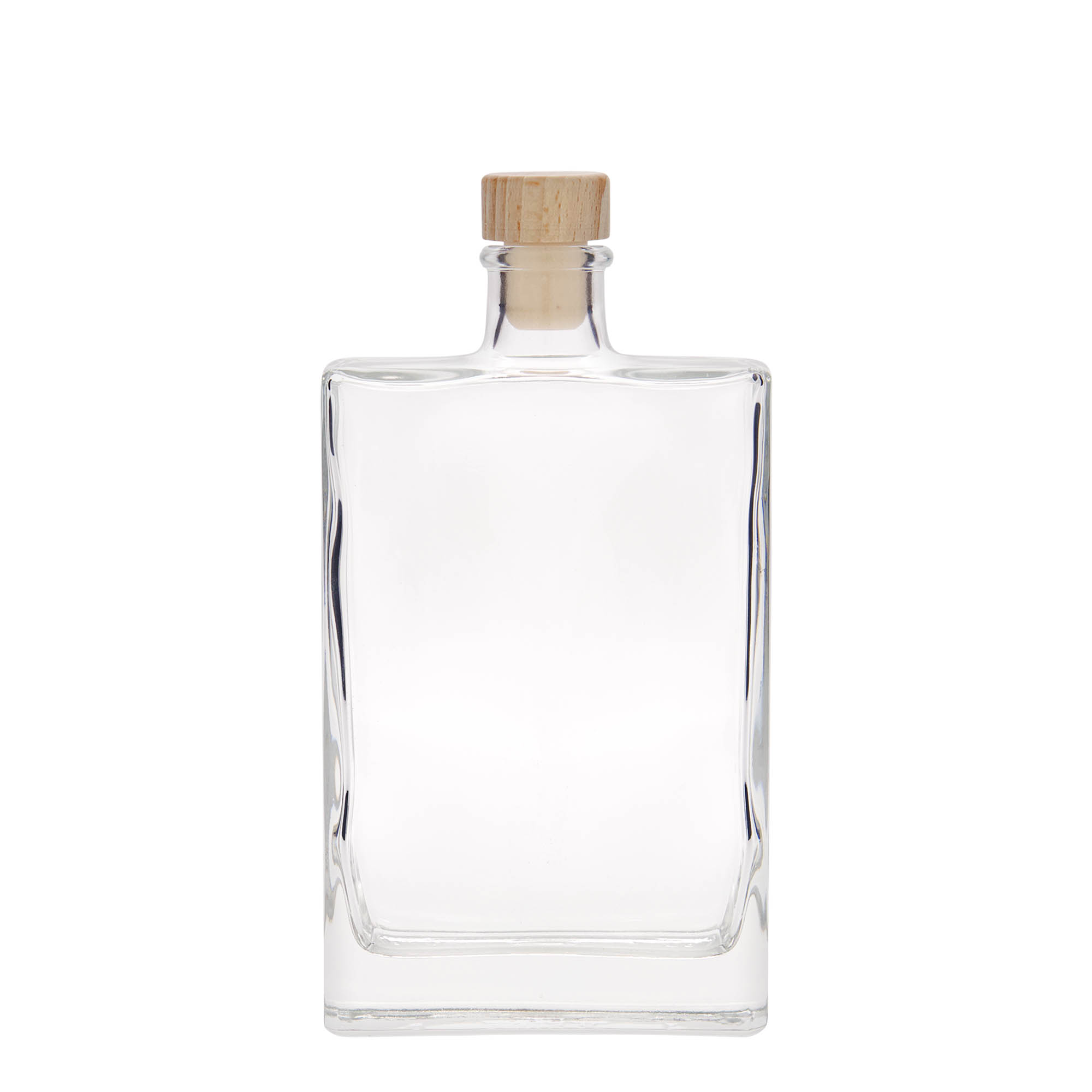 350 ml γυάλινο μπουκάλι 'Julia', ορθογώνιο, στόμιο: φελλός