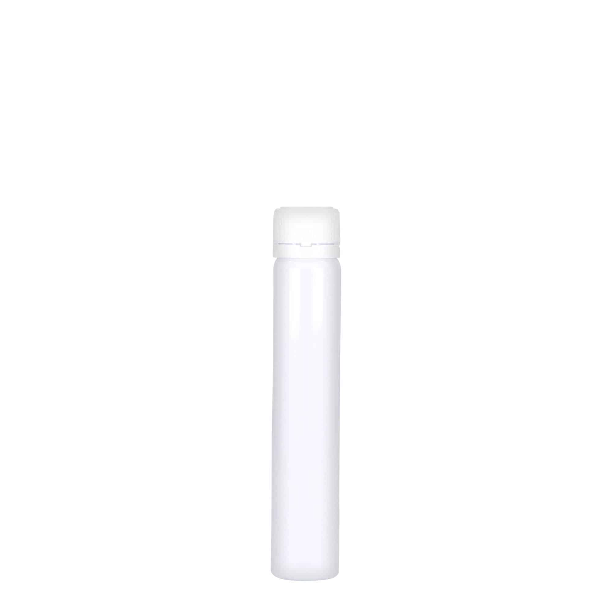 25 ml σωληνάριο PET, πλαστικό, λευκό, στόμιο: βιδωτό καπάκι