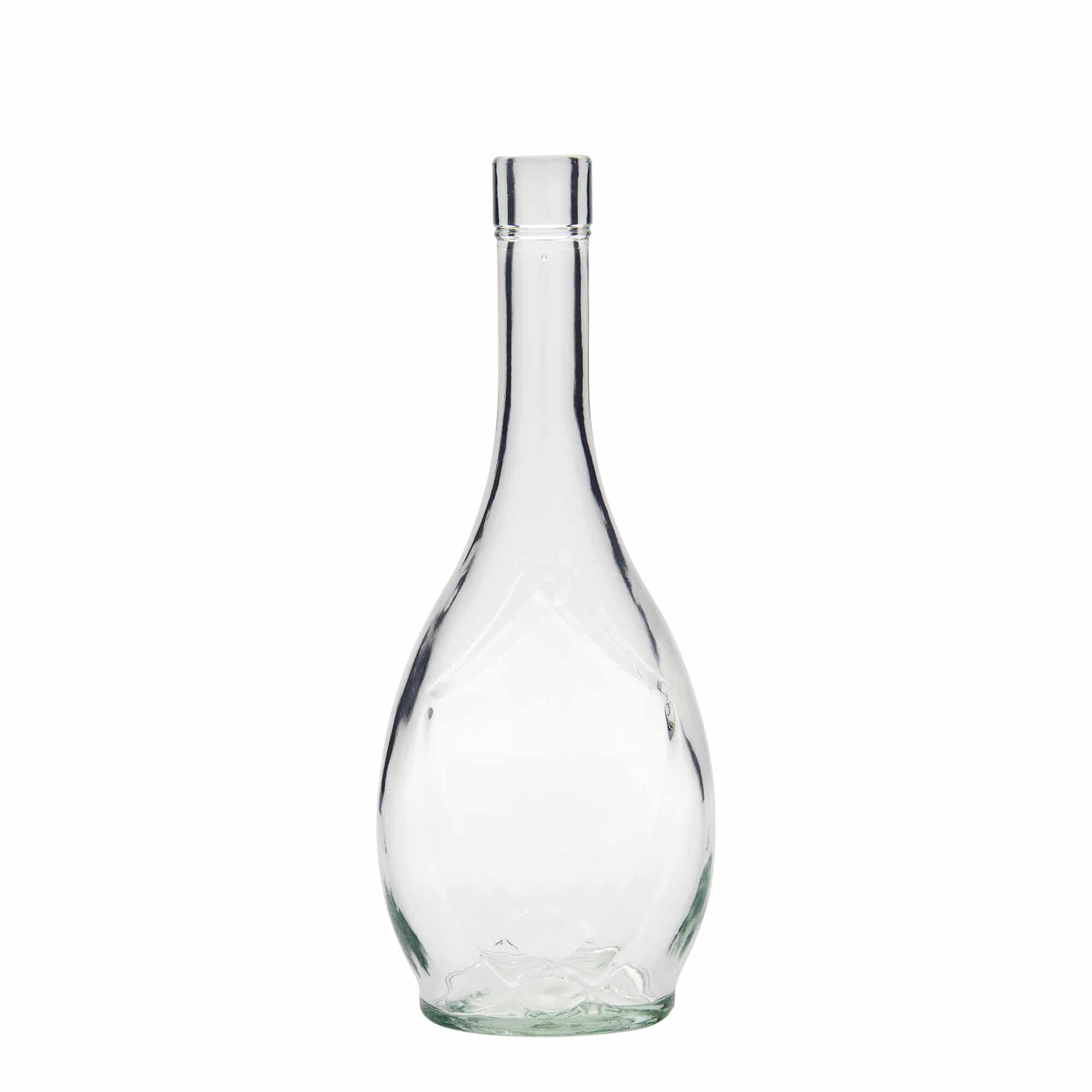 Γυάλινο μπουκάλι 'Saragossa' 500 ml, οβάλ, στόμιο: φελλός