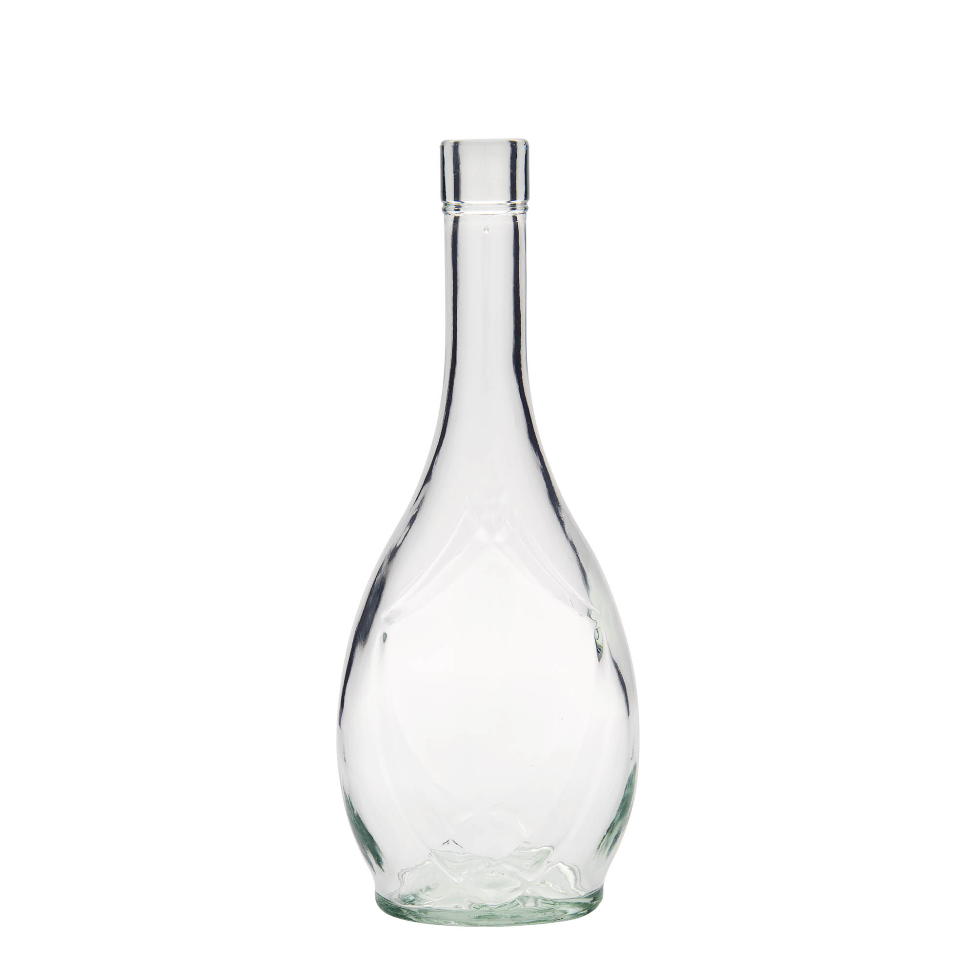 500 ml γυάλινο μπουκάλι 'Saragossa', οβάλ, στόμιο: φελλός