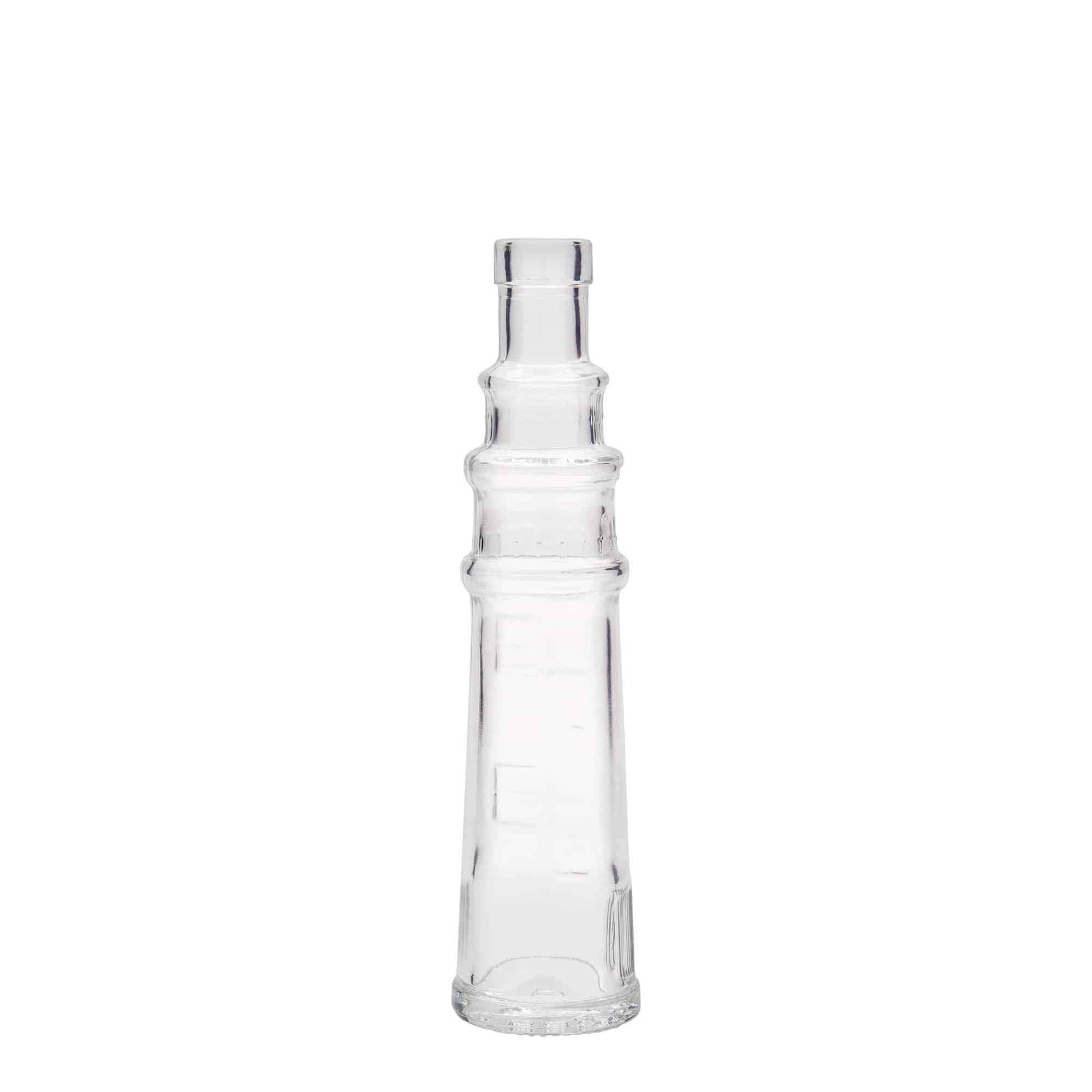 100 ml γυάλινο μπουκάλι 'Leuchtturm', στόμιο: φελλός