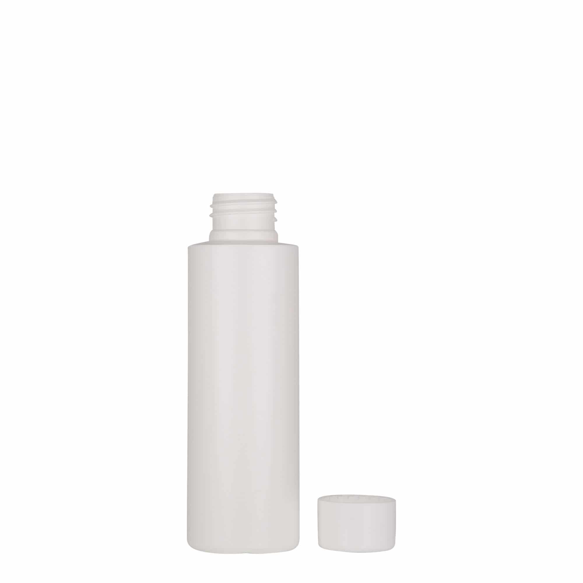 Πλαστικό μπουκάλι 'Pipe' 100 ml, Green HDPE, λευκό, στόμιο: 24/410