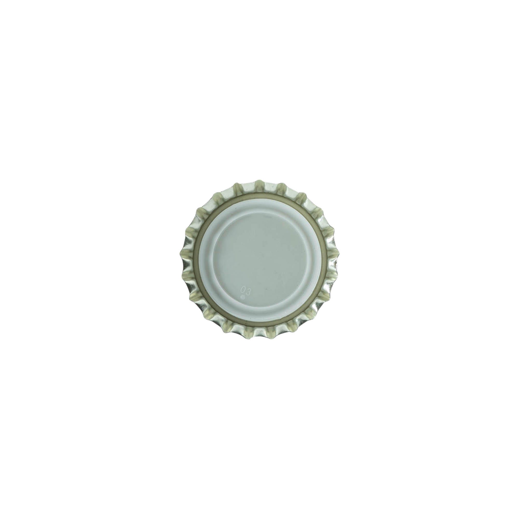Μεταλλικά καπάκια 26 mm, μαύρα