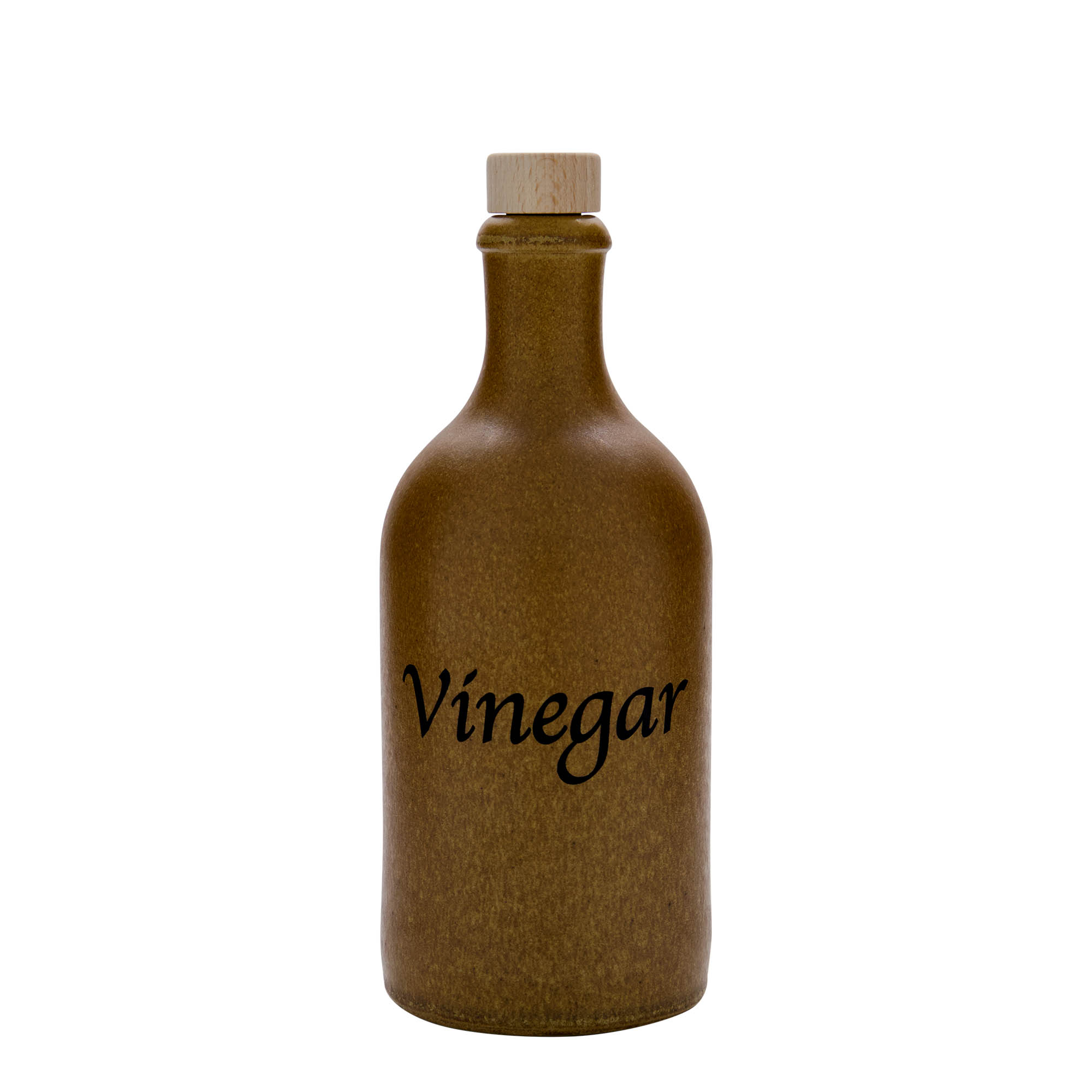 500 ml πιθάρι από πηλό, σχέδιο: Ξύδι, κεραμικό, καφέ-κρυσταλλικό, στόμιο: φελλός