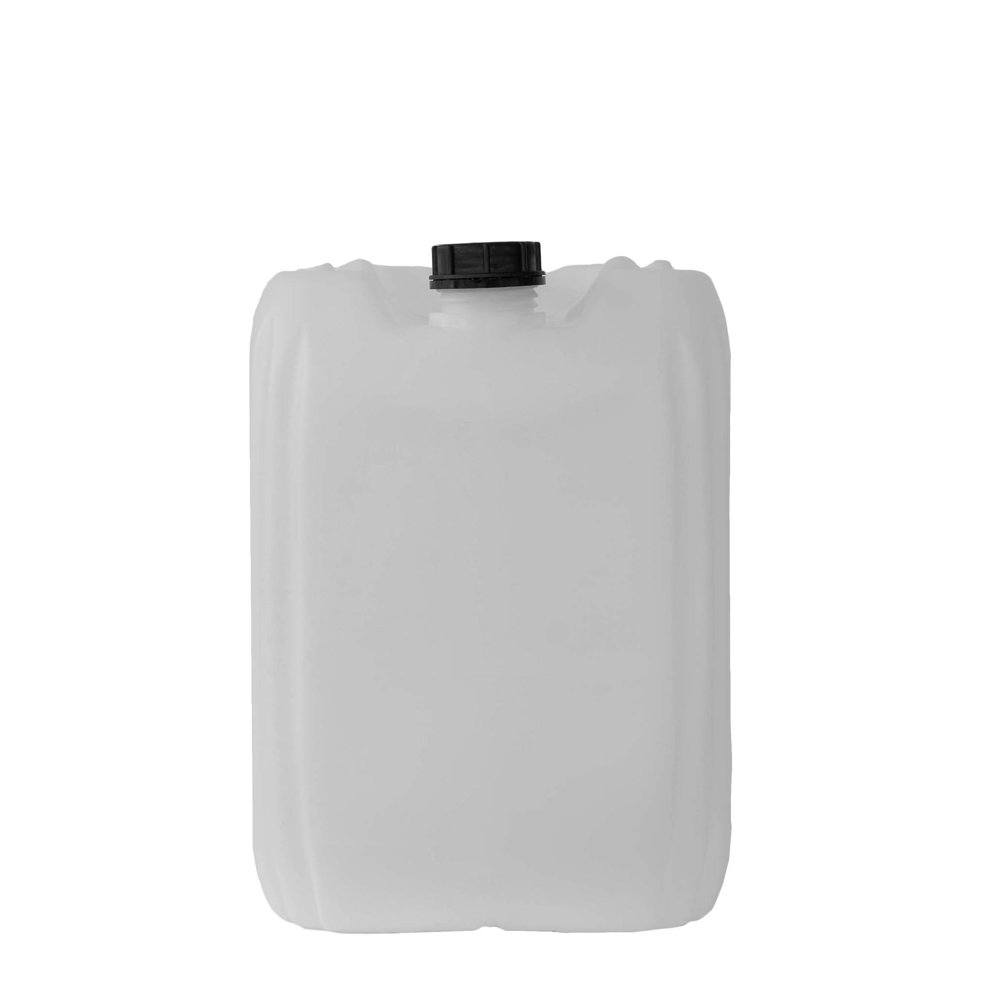 30 l δοχείο, ορθογώνιο, πλαστικό HDPE, φυσικό, στόμιο: ND 60
