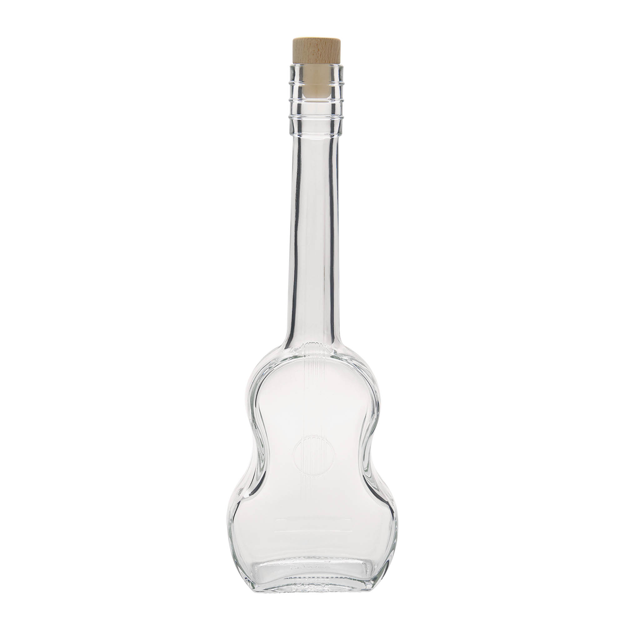 500 ml γυάλινο μπουκάλι 'Κιθάρα', στόμιο: φελλός