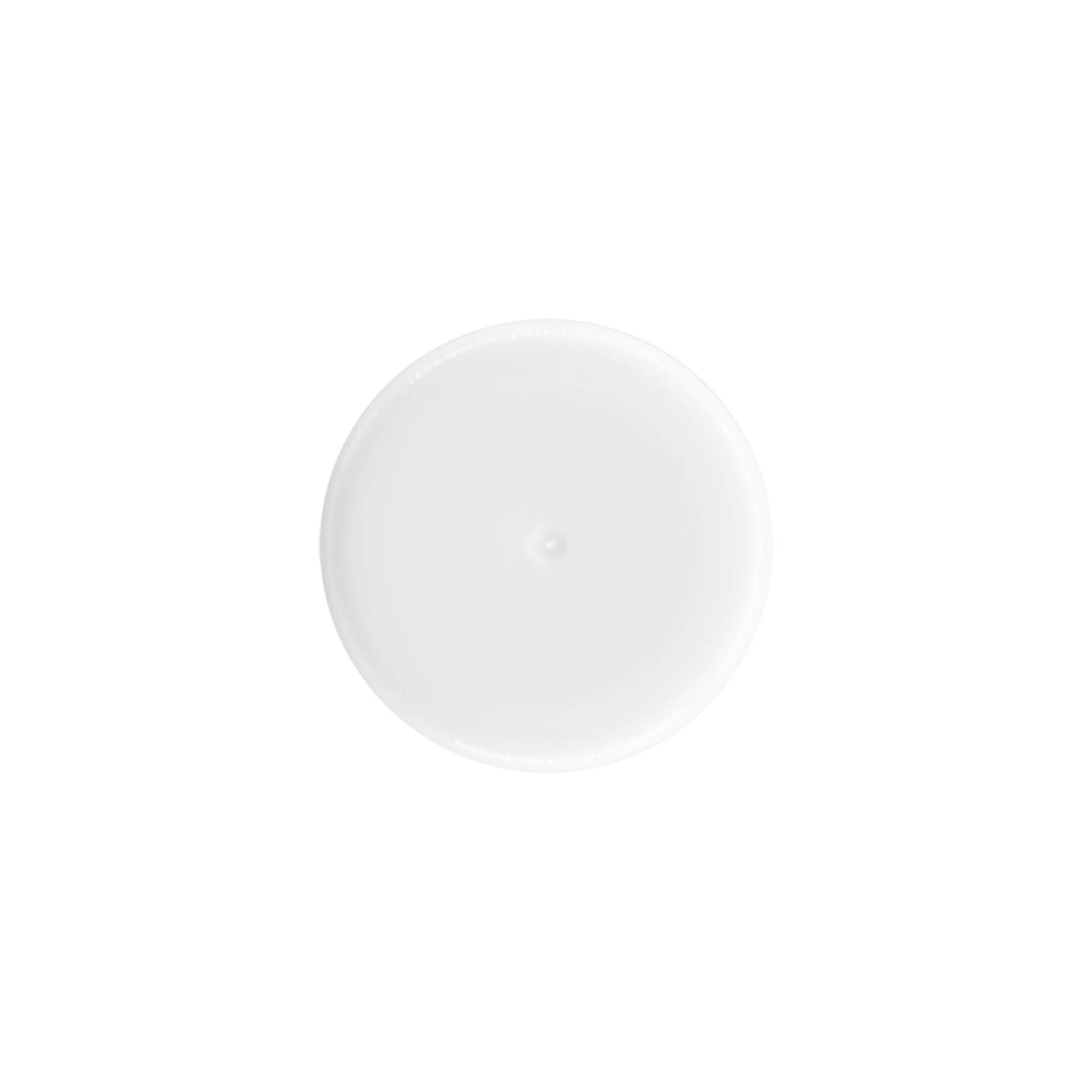 Καπάκι για φιάλη roll-on 50 ml, πλαστικό PP, λευκό, για στόμιο: βιδωτό κλείσιμο