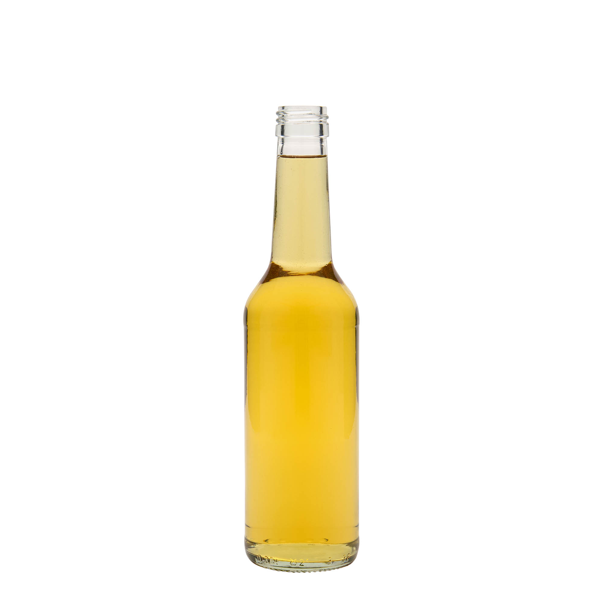 350 ml γυάλινο μπουκάλι με ίσιο λαιμό, στόμιο: PP 28 350 ml γυάλινο μπουκάλι με ίσιο λαιμό, στόμιο: PP 28