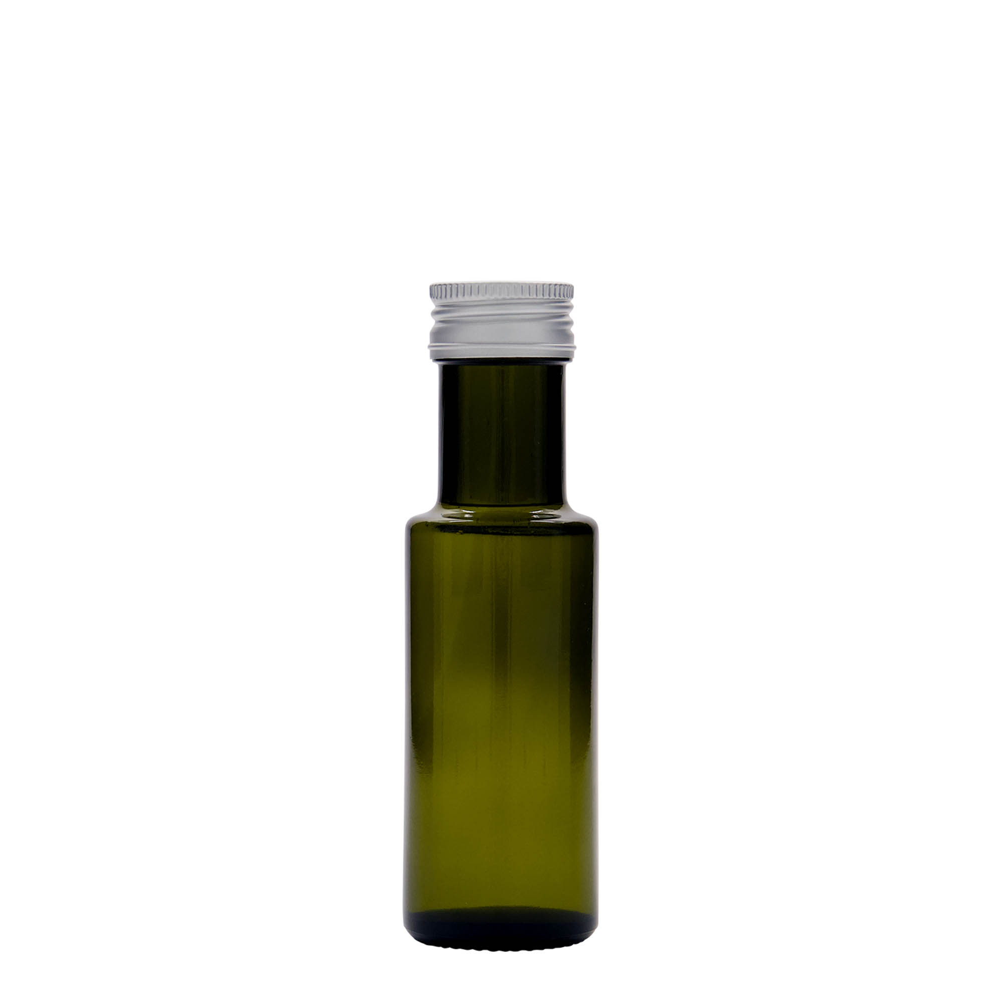 100 ml γυάλινο μπουκάλι 'Dorica', παλαιωμένο πράσινο, στόμιο: PP 31,5 100 ml γυάλινο μπουκάλι 'Dorica', παλαιωμένο πράσινο, στόμιο: PP 31,5
