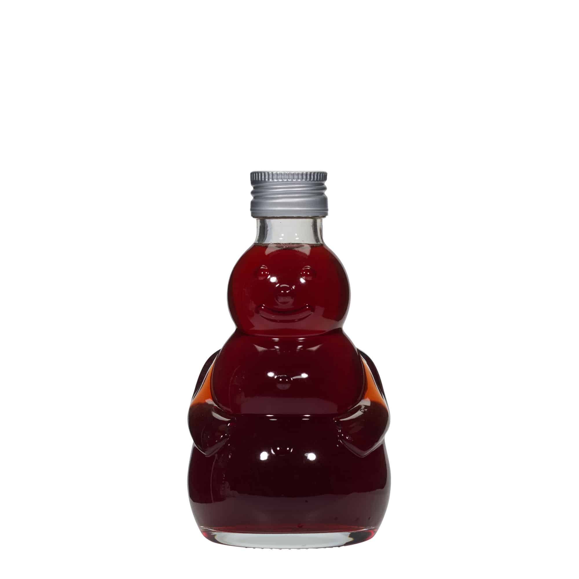 200 ml γυάλινη φιάλη 'Χιονάνθρωπος', στόμιο: PP 28