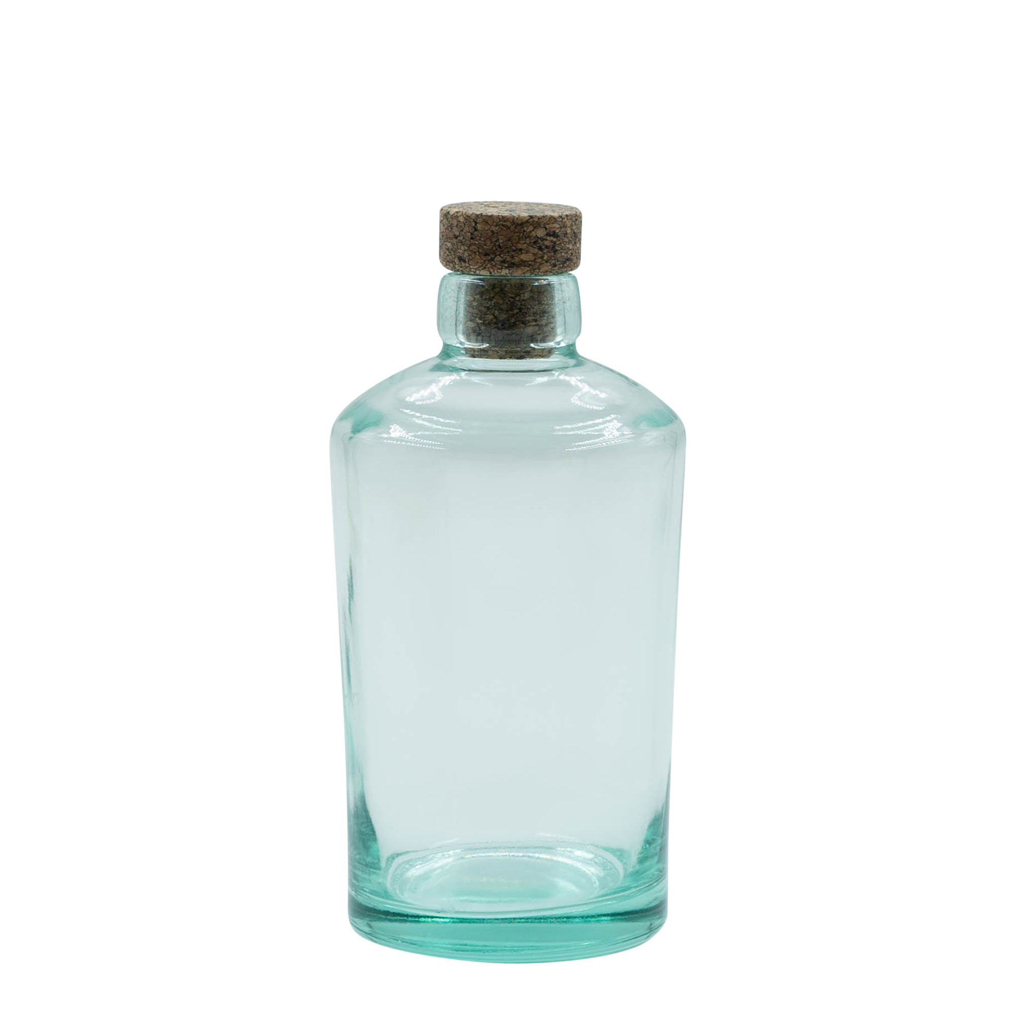 500 ml γυάλινο μπουκάλι 'Barrel', στόμιο: φελλός