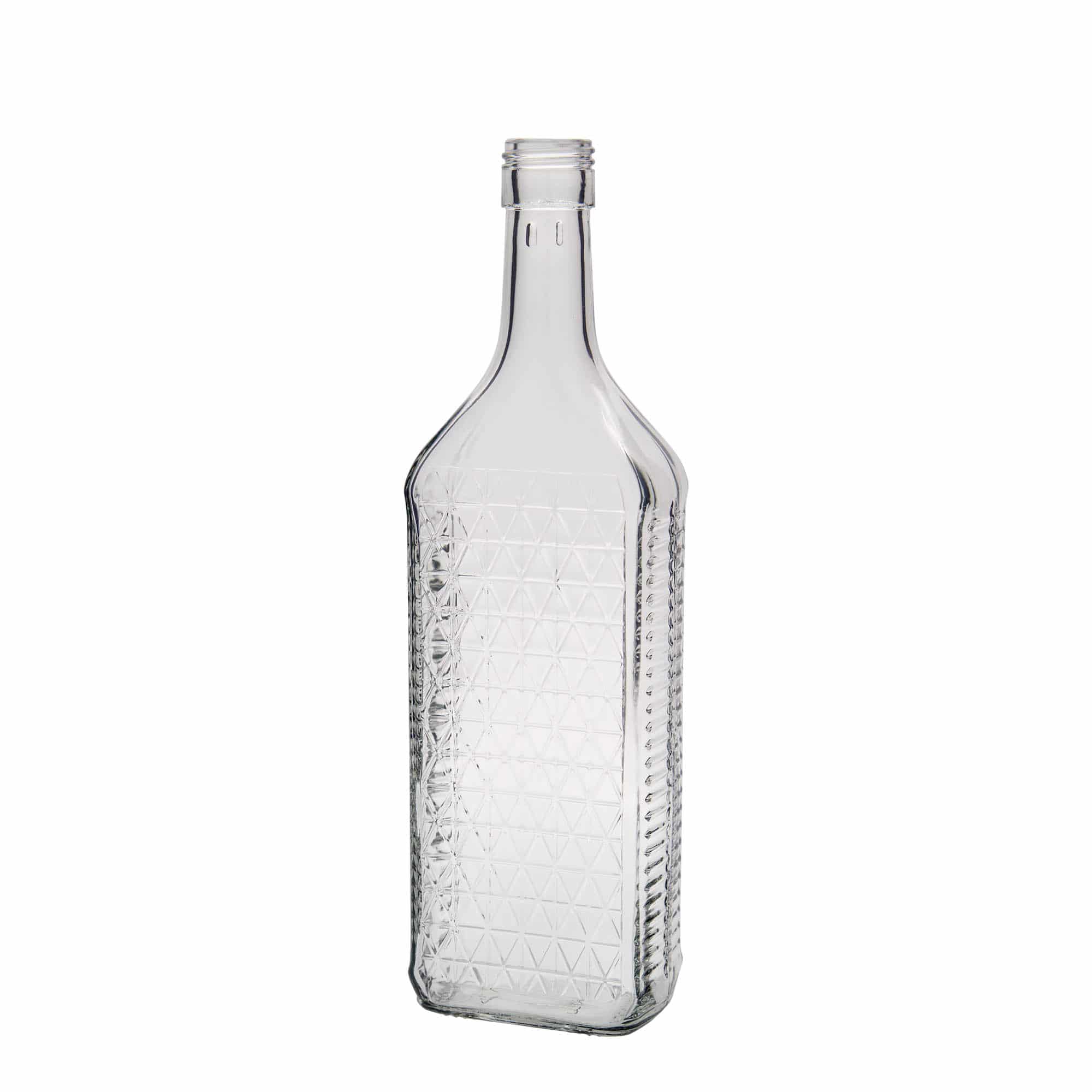 700 ml γυάλινο μπουκάλι 'Caruso', ορθογώνιο, στόμιο: PP 31,5