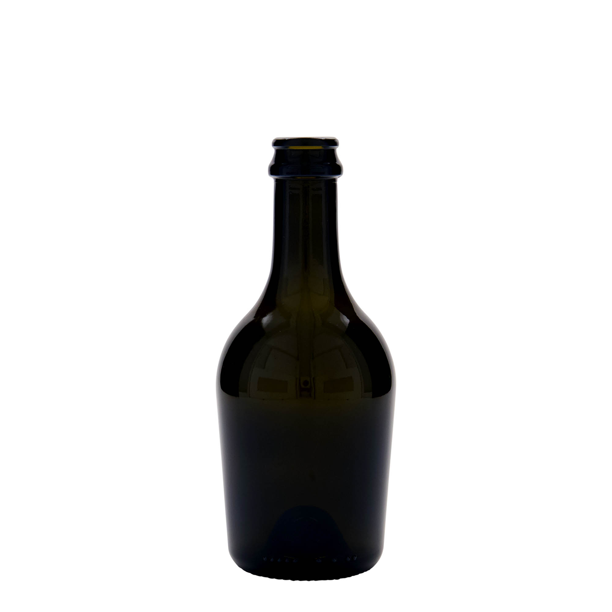 330 ml μπουκάλι μπύρας/σαμπάνιας 'Butterfly', γυαλί, παλαιωμένο πράσινο, στόμιο: καπάκι crown cork 330 ml μπουκάλι μπύρας/σαμπάνιας 'Butterfly', γυαλί, παλαιωμένο πράσινο, στόμιο: καπάκι crown cork