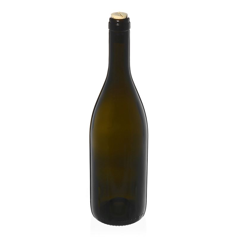 750 ml μπουκάλι κρασιού 'Tiffany', παλαιωμένο πράσινο, στόμιο: φελλός