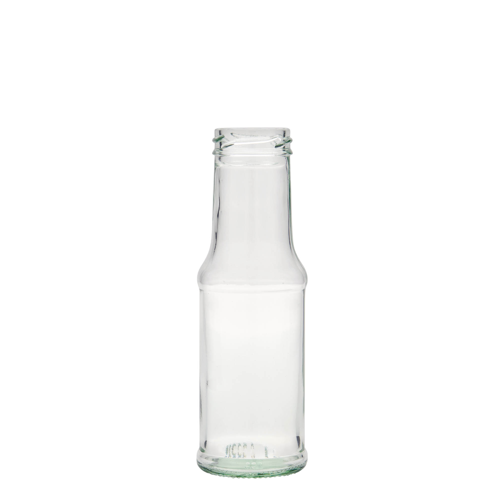 200 ml μπουκάλι σάλτσας, γυαλί, στόμιο: Twist-Off (TO 43) 200 ml μπουκάλι σάλτσας, γυαλί, στόμιο: Twist-Off (TO 43)