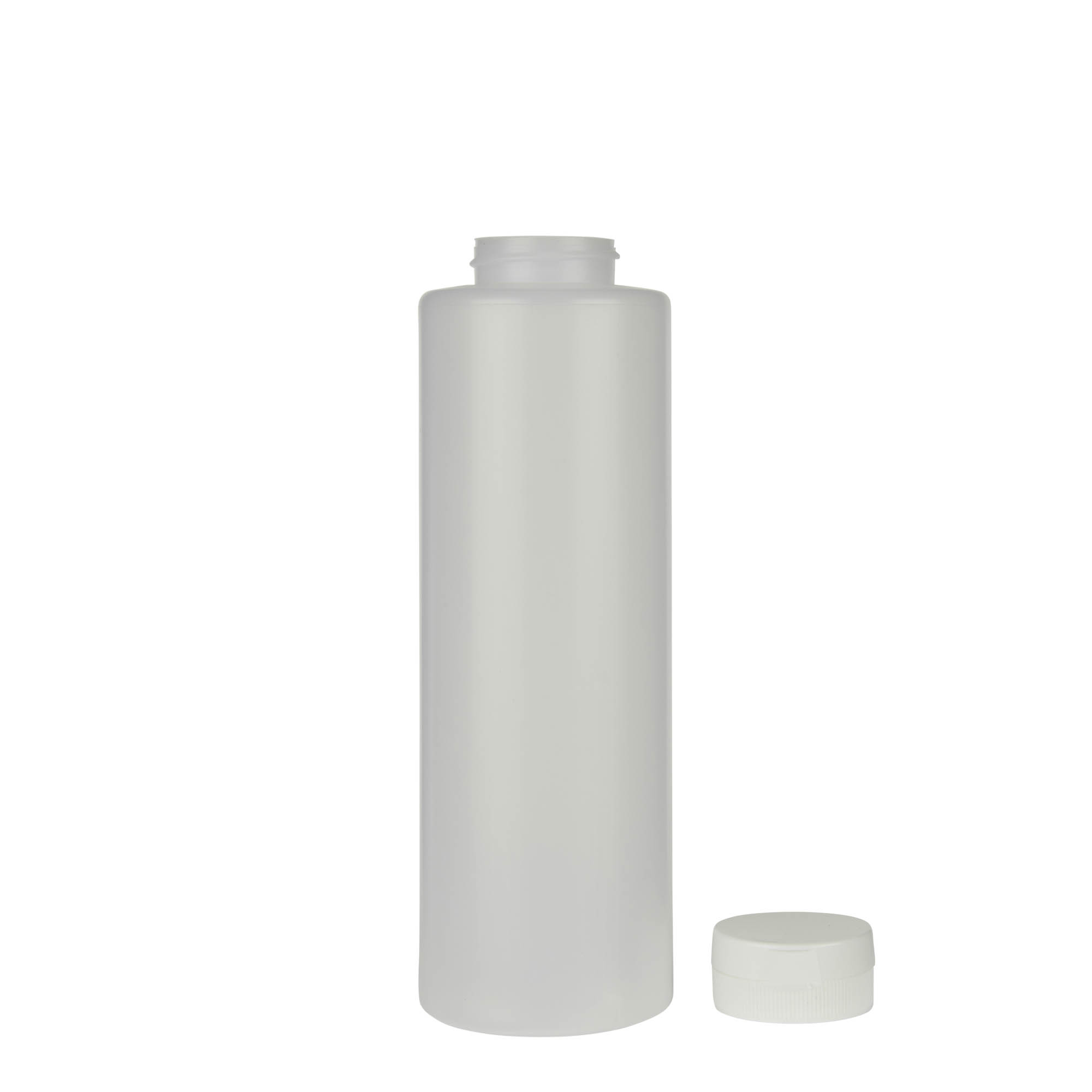 500 ml μπουκάλι σάλτσας, πλαστικό LDPE, φυσικό, στόμιο: 38/400 500 ml μπουκάλι σάλτσας, πλαστικό LDPE, φυσικό, στόμιο: 38/400