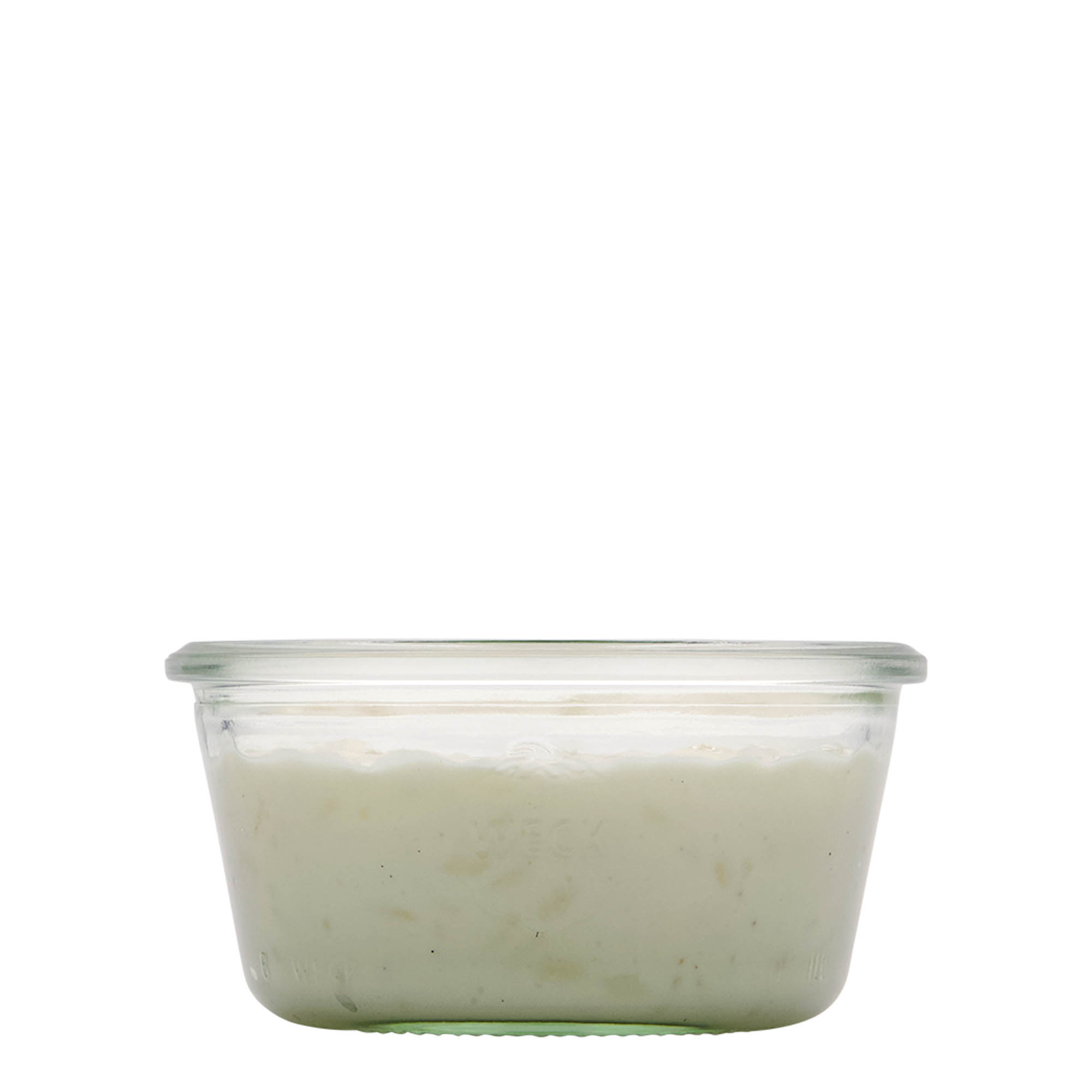 290 ml WECK-γυάλινο βάζο με πλατύ στόμιο, άνοιγμα: στρογγυλό χείλος