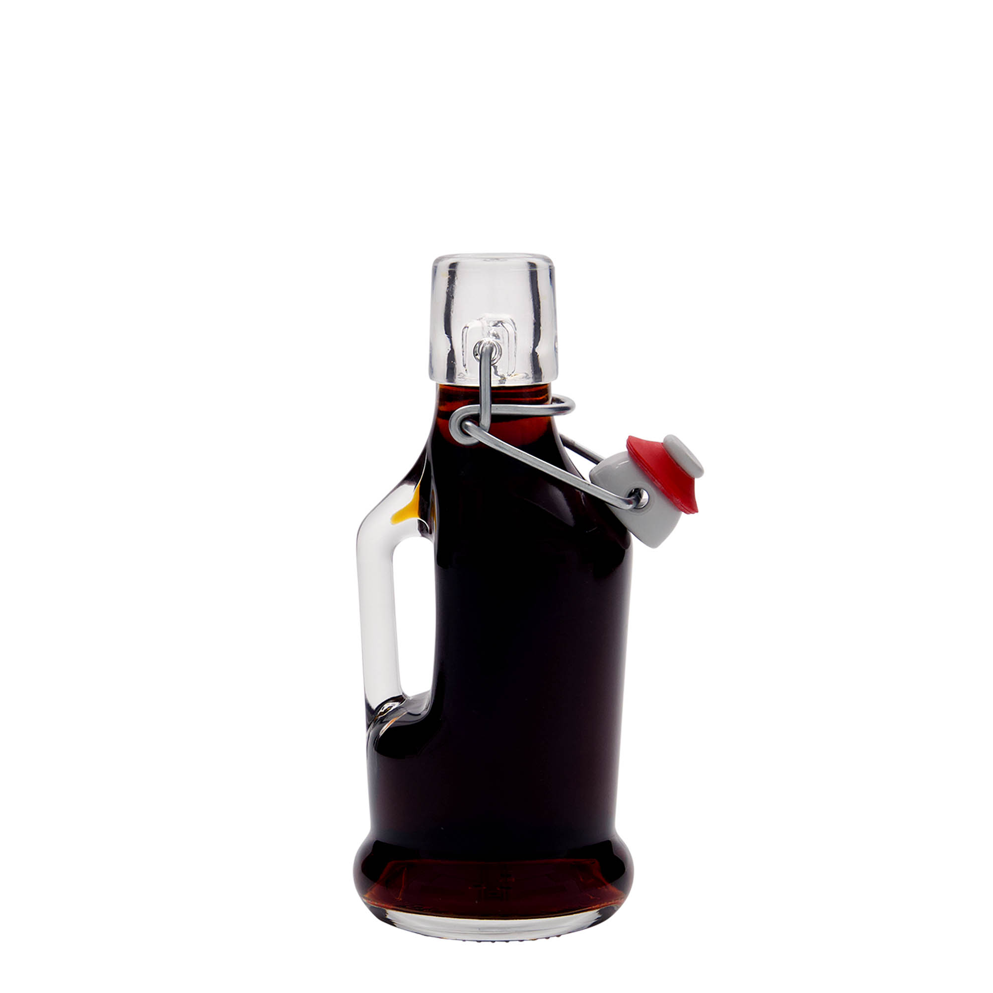 200 ml γυάλινο μπουκάλι 'Classica', στόμιο: κούμπωμα με μπρούτζινο κλιπ