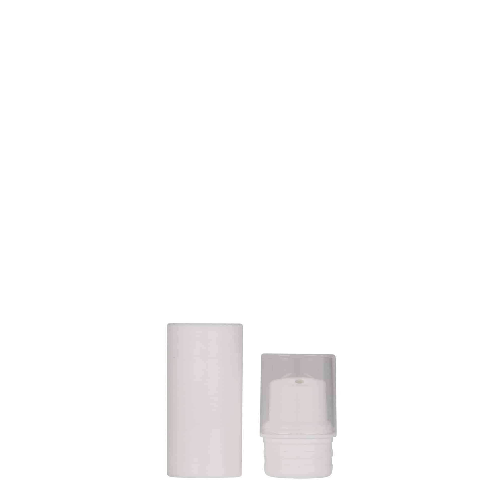 5 ml Airless Διανομέας 'Nano', πλαστικό PP, λευκό