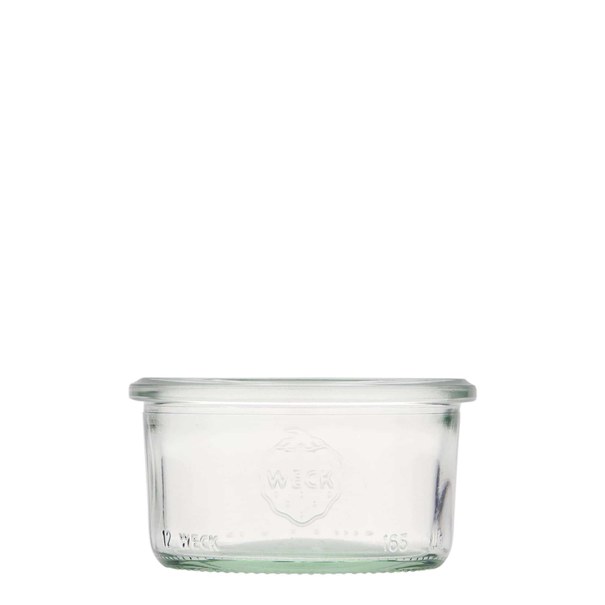 165 ml WECK βάζο με κωνικό σχήμα, στόμιο: στρογγυλή άκρη