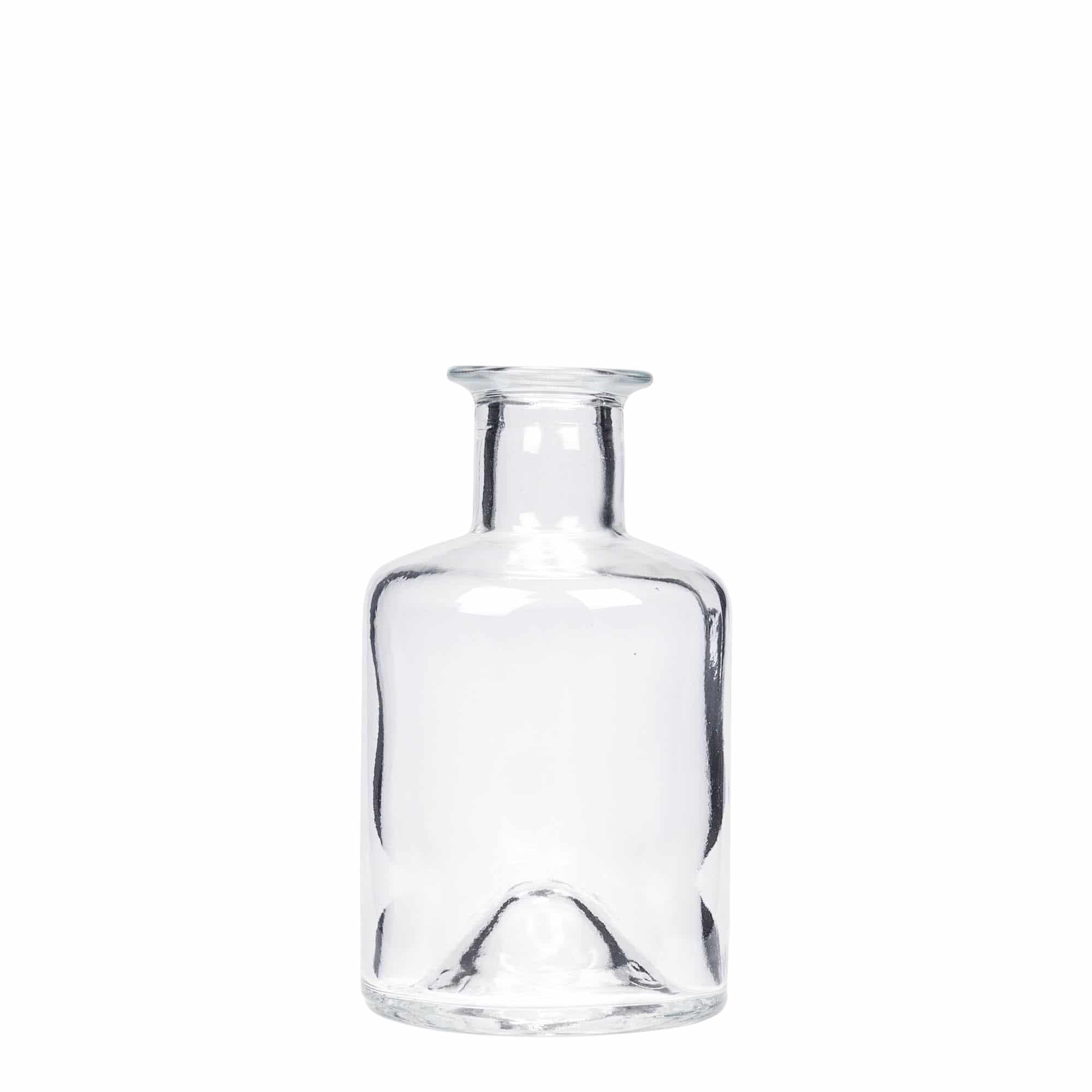 Γυάλινο μπουκάλι φαρμακείου 200 ml, στόμιο: φελλός