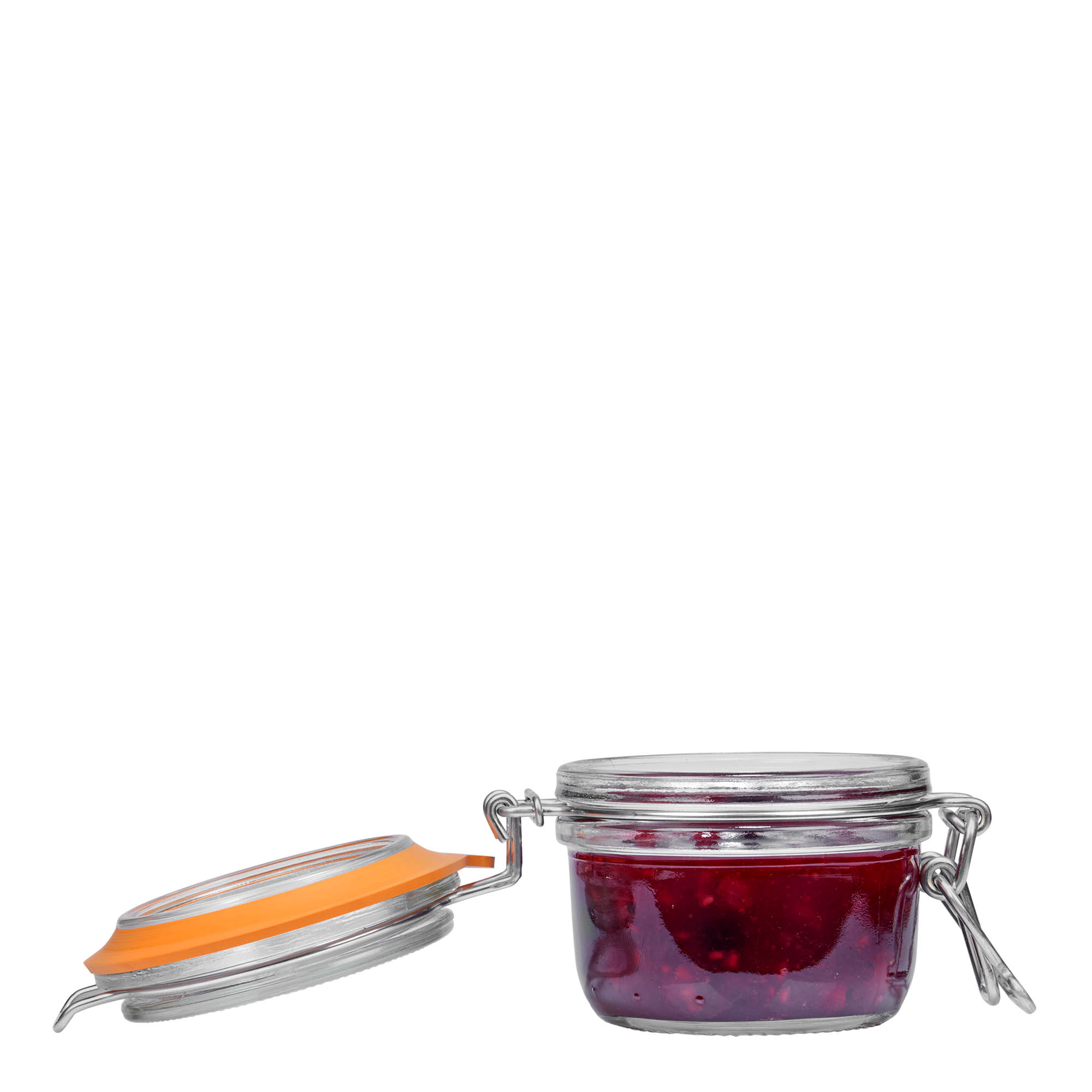 125 ml βάζο με μεταλλικό κλιπ 'Le Parfait Super Terrine', στόμιο: κλείσιμο με μεταλλικό κλιπ