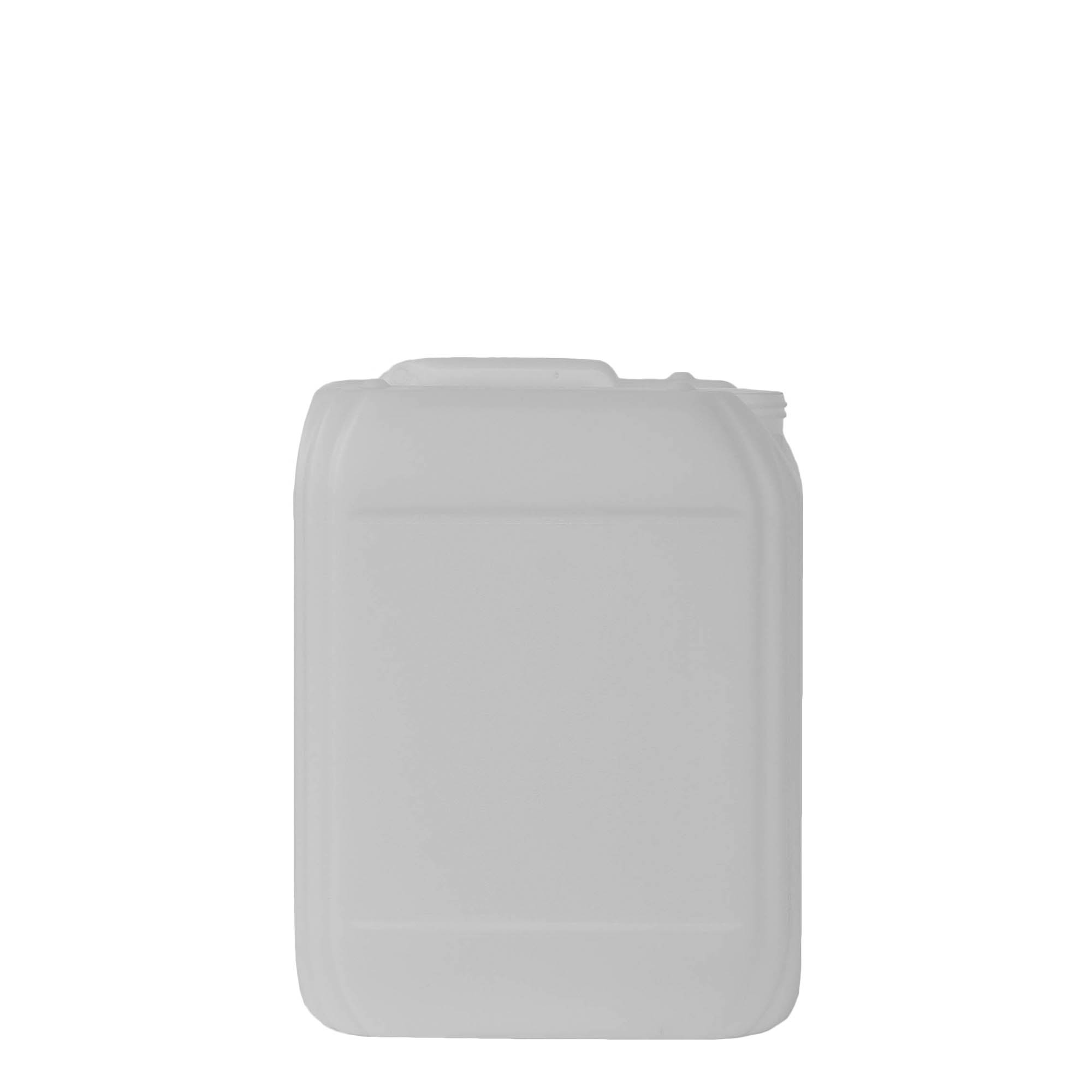 10 l κανίστα, ορθογώνια, πλαστικό HDPE, φυσικό, στόμιο: ND 55