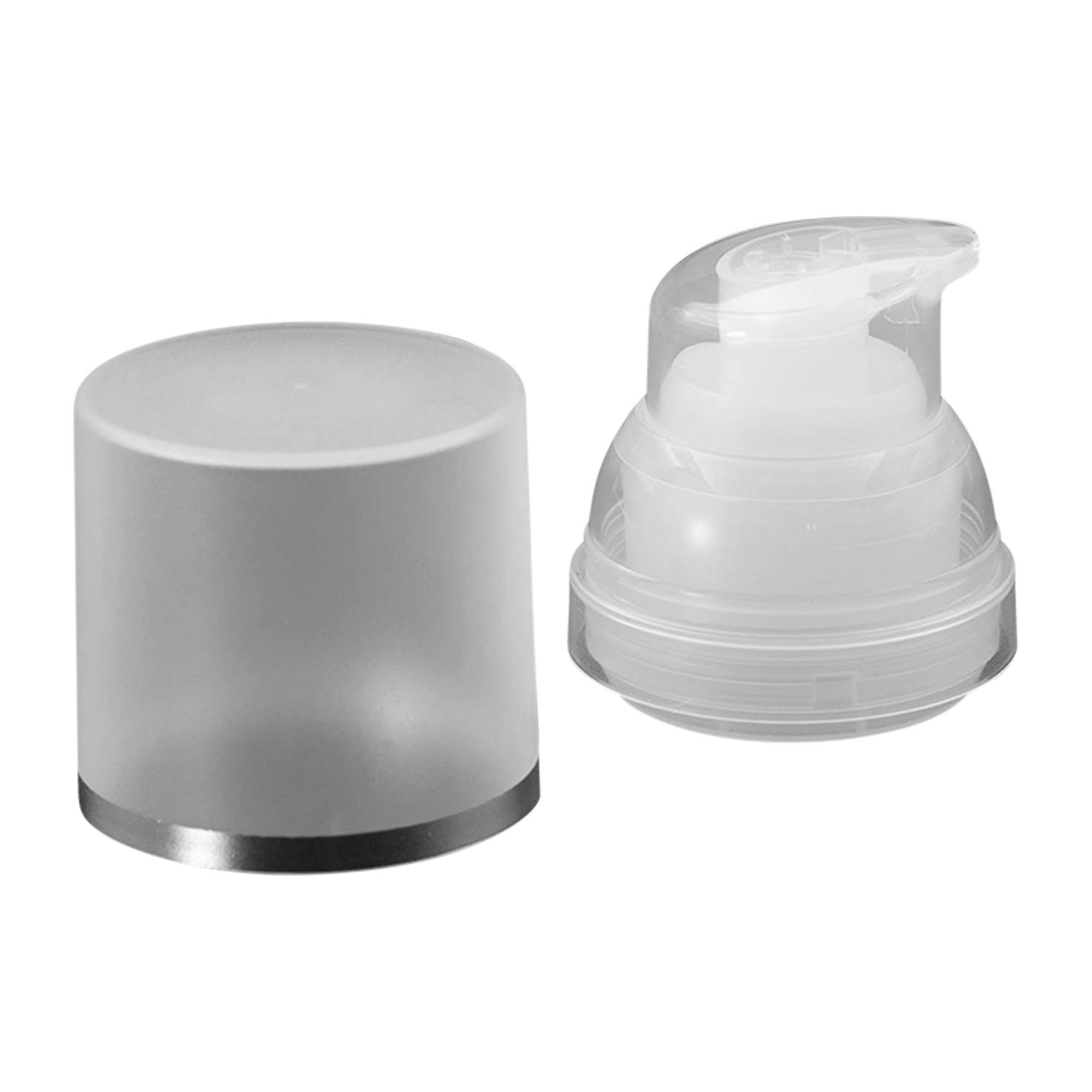 Αντλία διανομέα χωρίς αέρα 'Mezzo', πλαστικό PP, φυσικό χρώμα Αντλία διανομέα χωρίς αέρα 'Mezzo', πλαστικό PP, φυσικό χρώμα